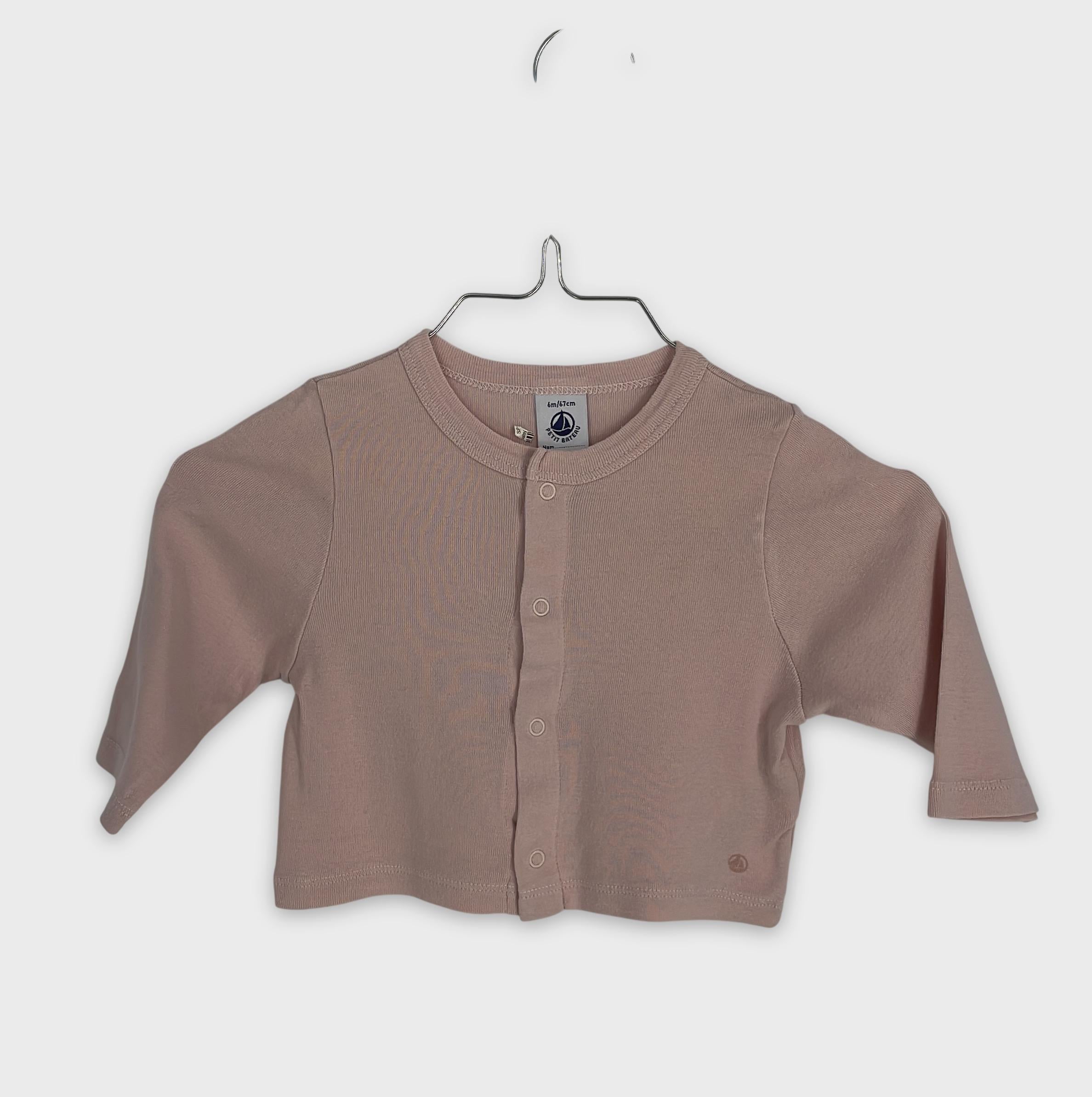 0-Petit Bateau - Gilet Bébé - 6m/67cm