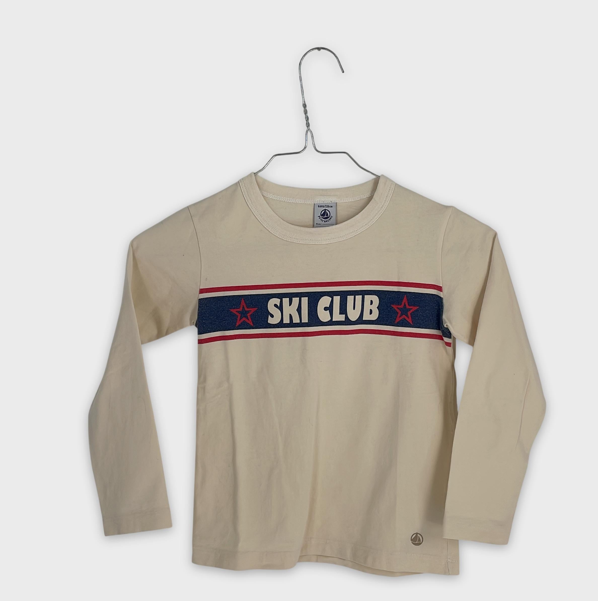 0-Petit Bateau - T-shirt manches longues - 6 ans (116 cm)