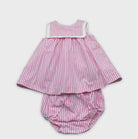 0-Jacadi - Ensemble Robe et Bloomer Bébé - 6 Mois