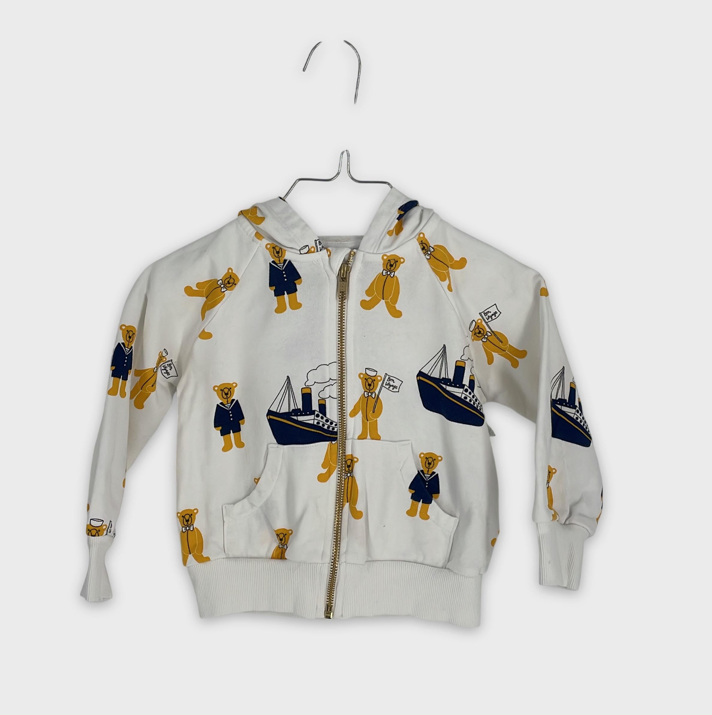 0-Mini Rodini - Sweat à capuche zippé - 92/98 (1.5-3 ans)