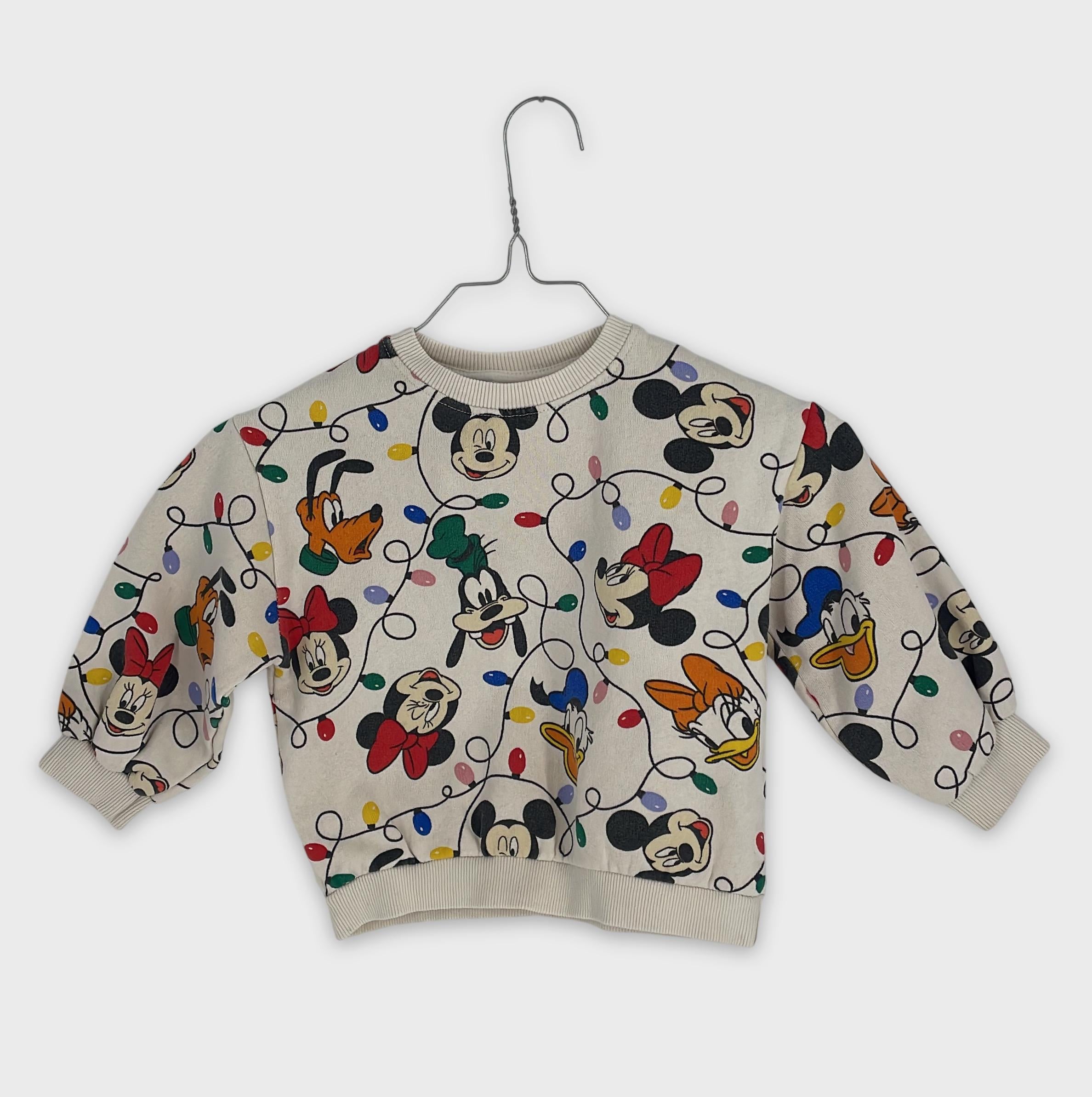 0-ZARA - Sweatshirt Mickey Mouse Noël - 2-3 ans