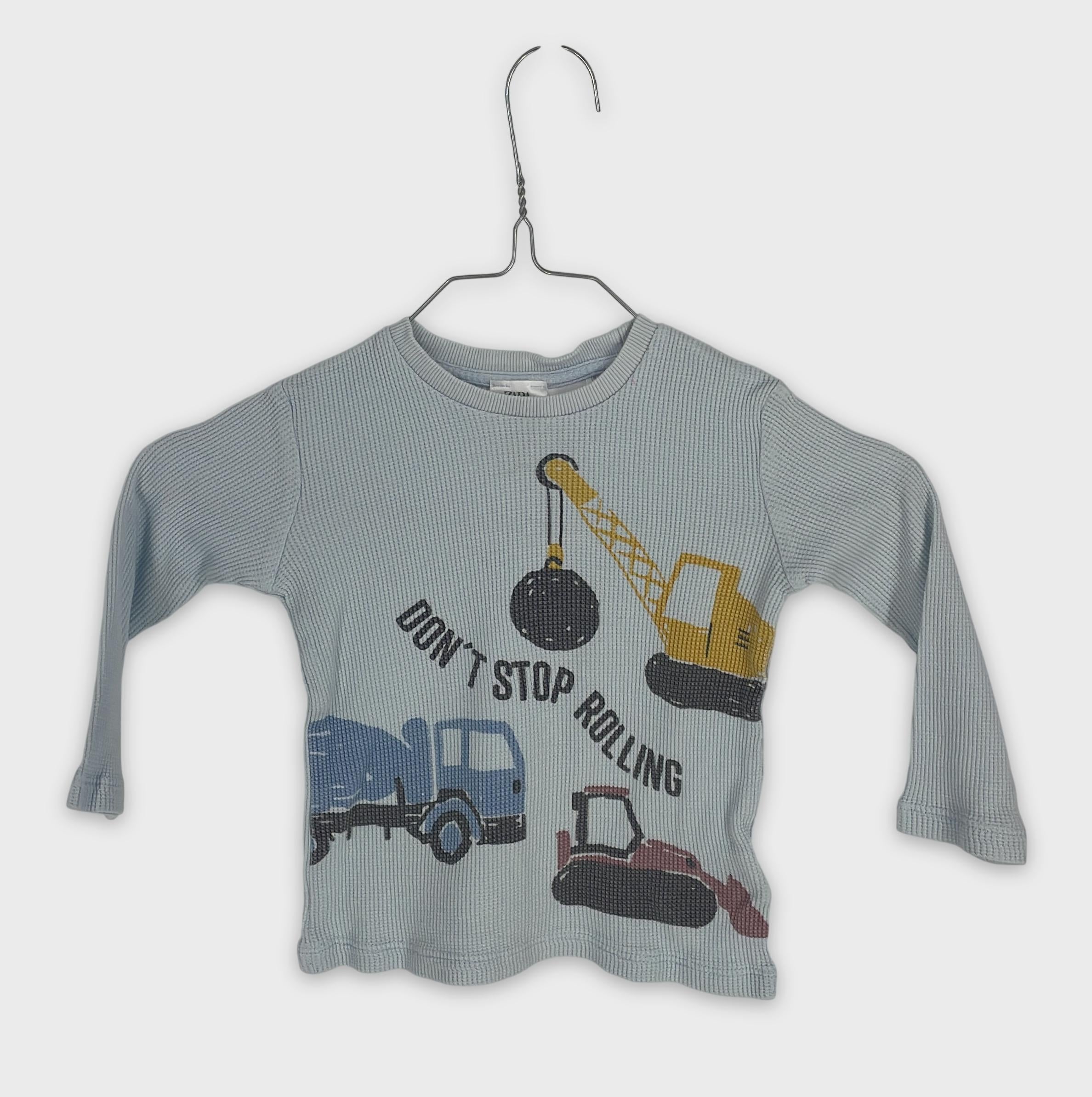 0-Zara - T-shirt manches longues - 3 ans