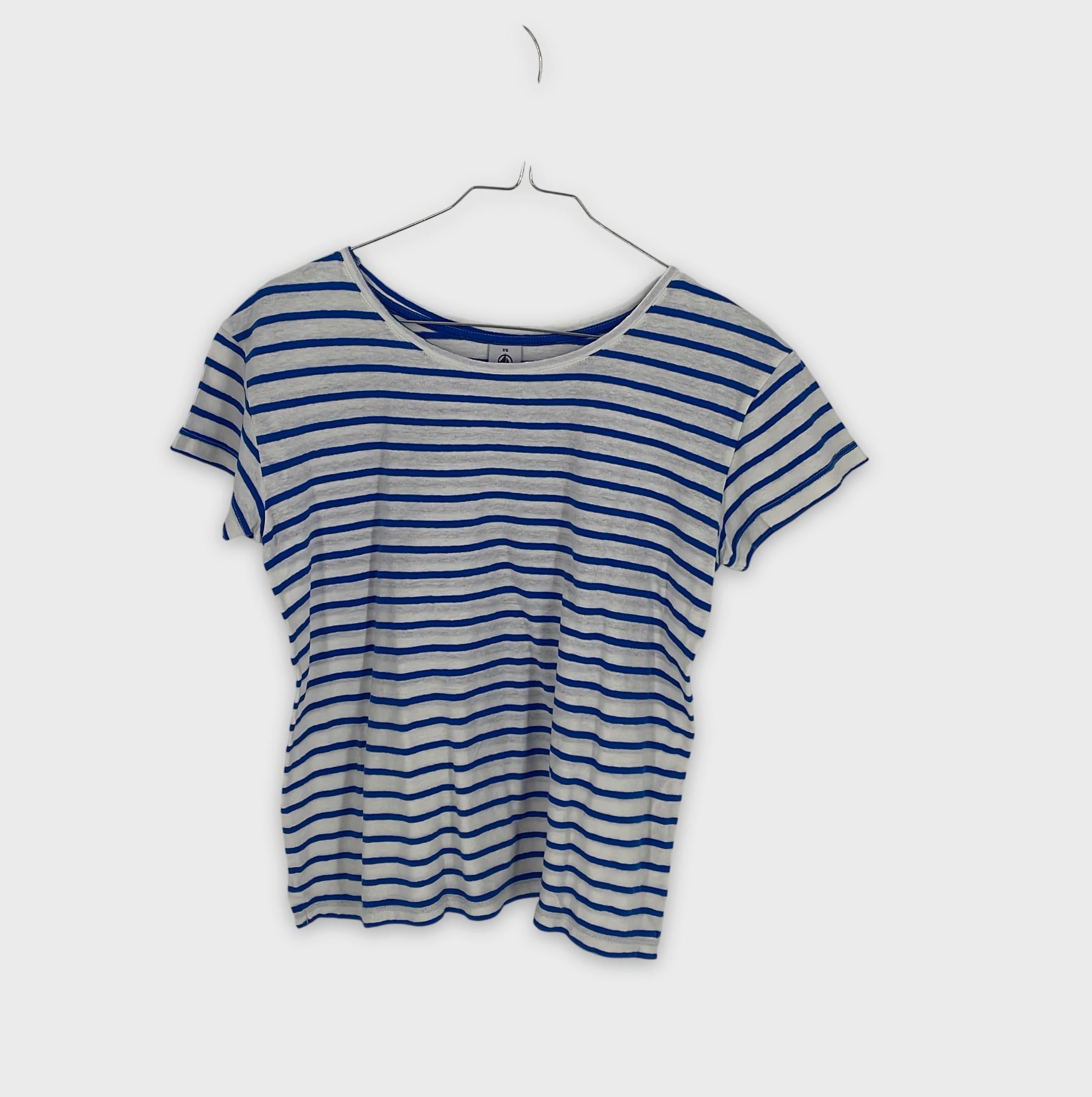 0-Petit Bateau - T-shirt Marinière - XS