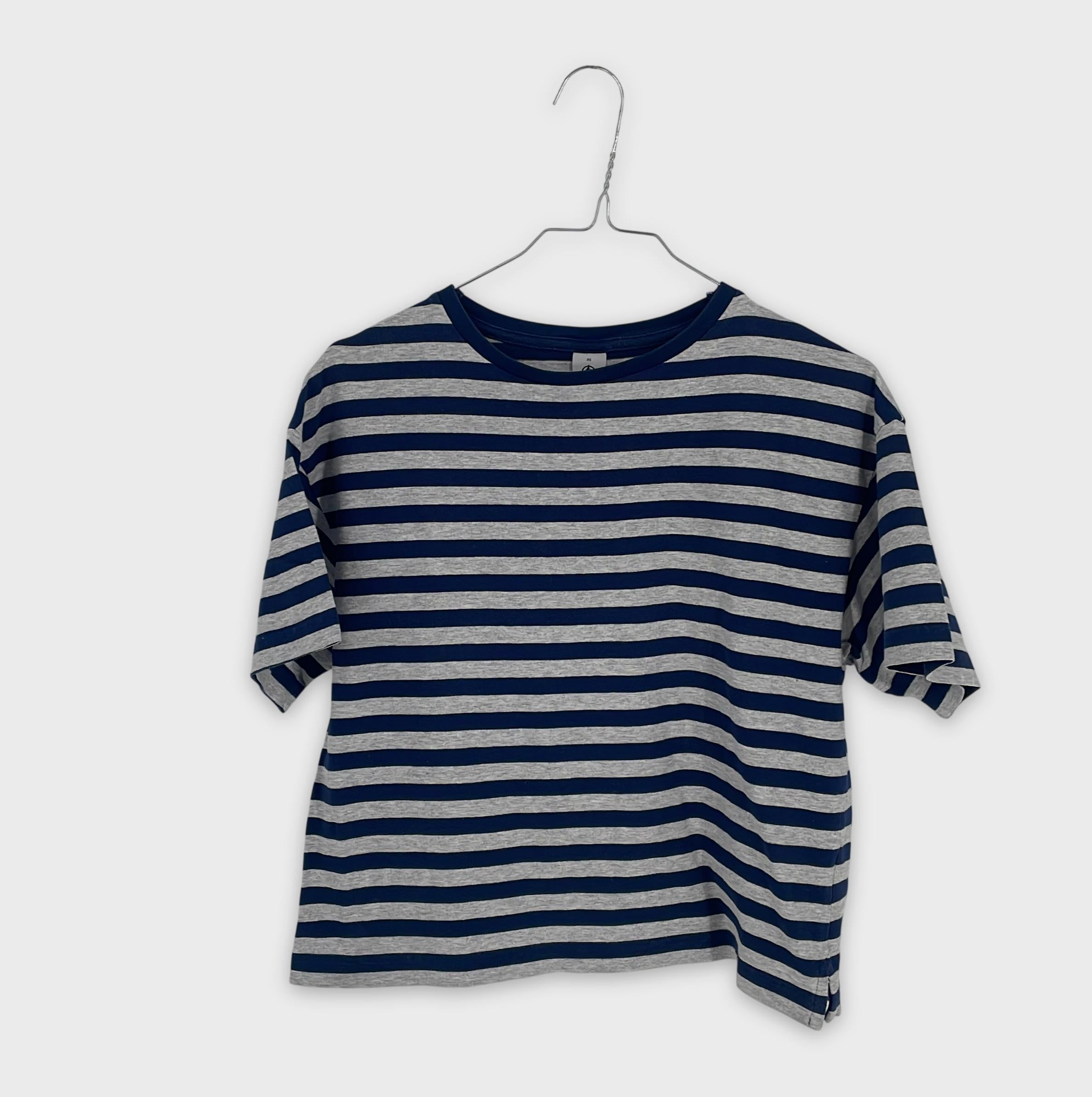 0-Petit Bateau - T-shirt Marinière - XS