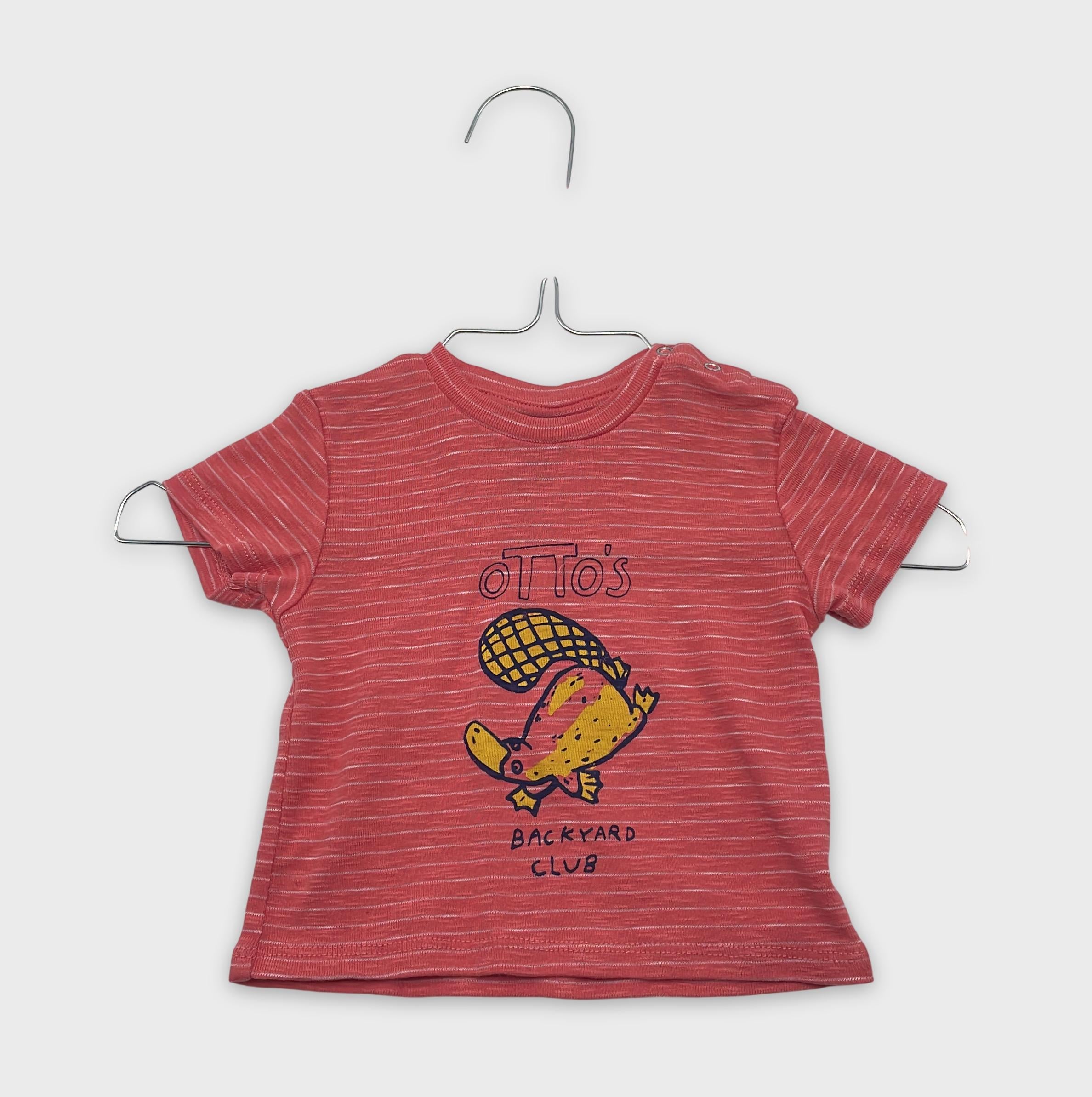 0-Barn of Monkeys - T-shirt - 6/9 m.