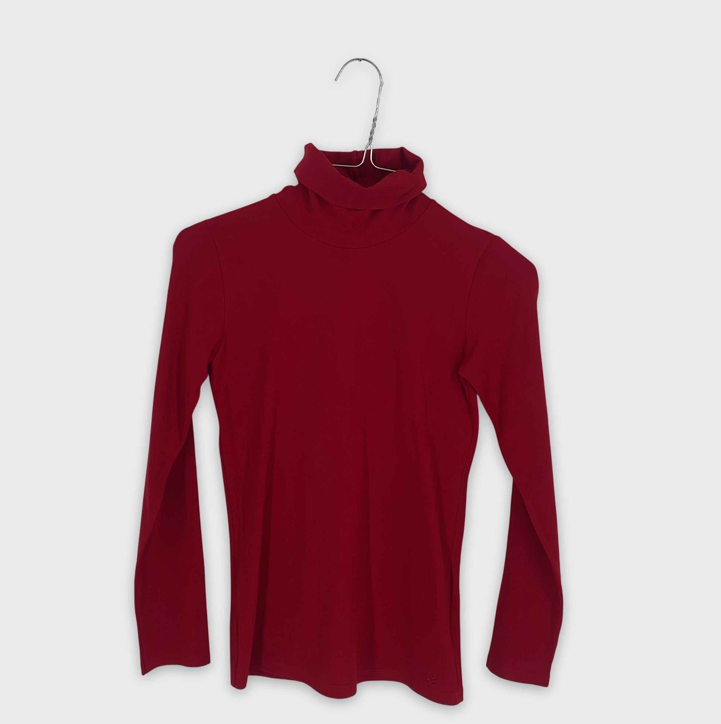 0-United Colors of Benetton - Pull Col Roulé - Taille S