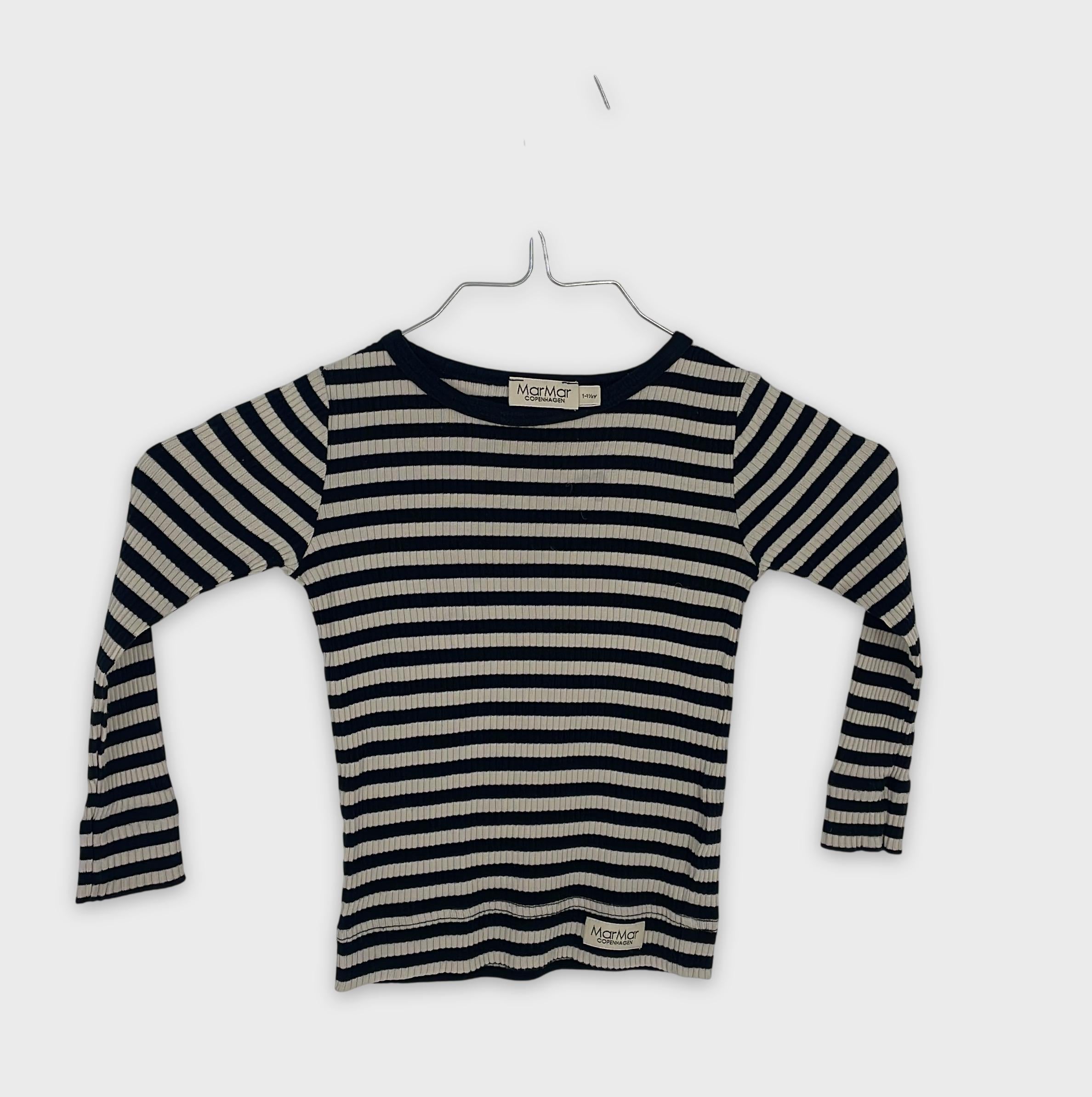 0-MarMar Copenhagen - T-shirt côtelé rayé - 1-1½ ans
