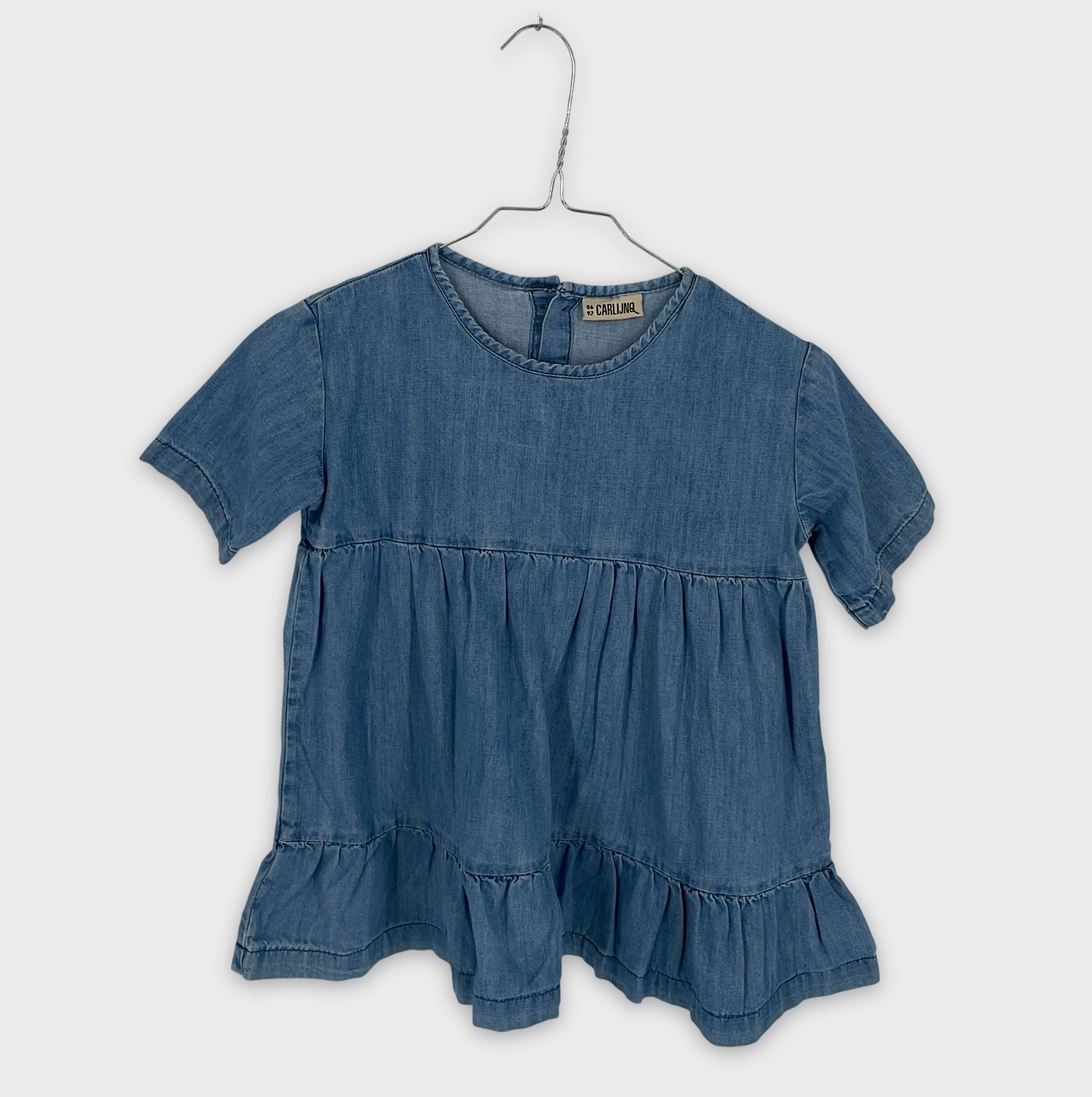 0-CARLIJNG - Robe en jean - 86-92 cm