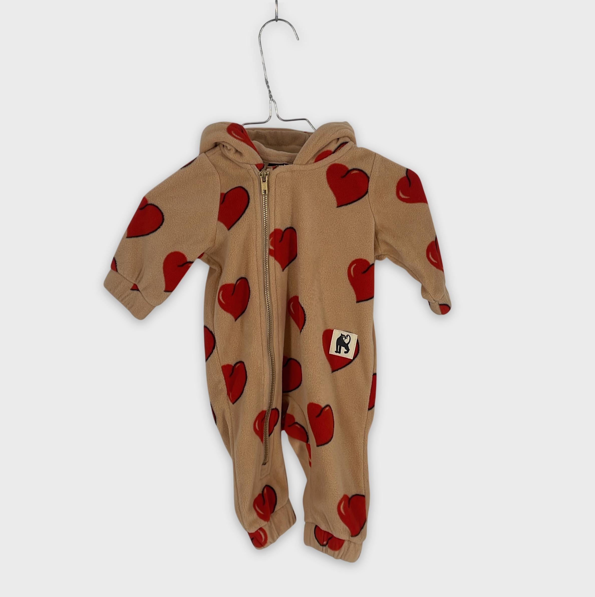 0-Mini Rodini - Combinaison polaire bébé - 1-2M