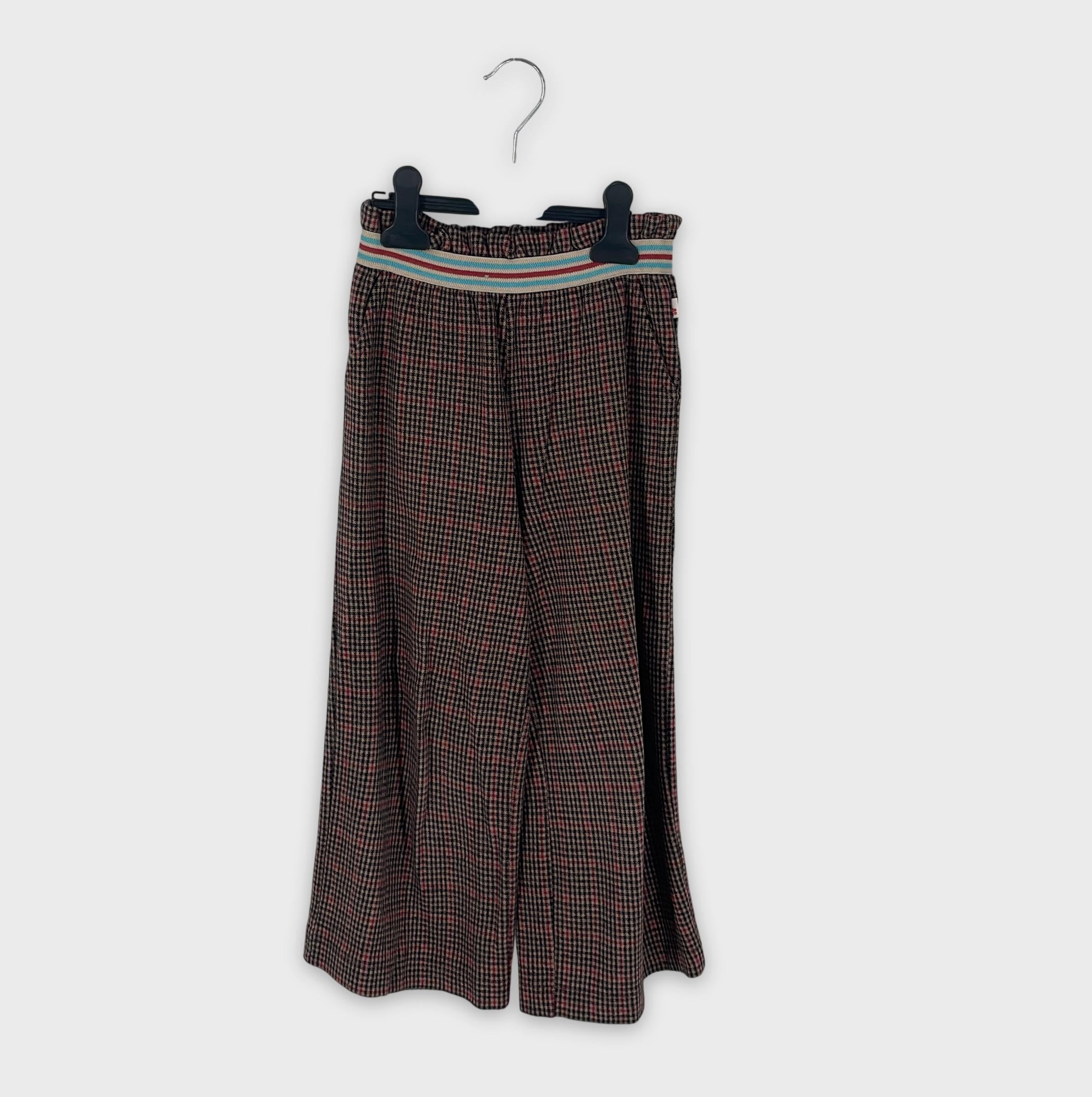 0-AO 76 - Pantacourt à carreaux - Taille 10 ans