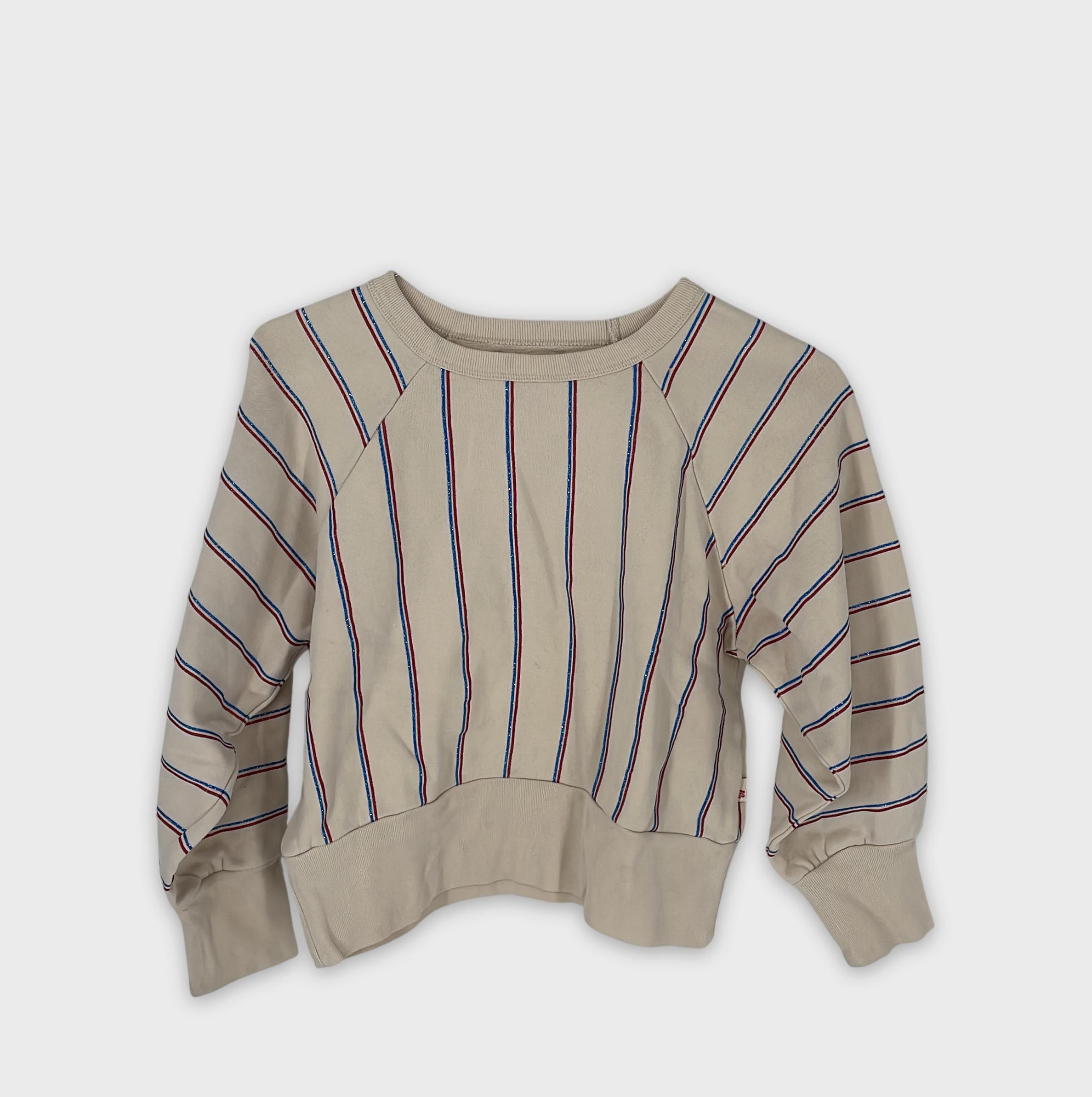 0-AO 76 American Outfitters - Sweatshirt Rayé - 10 ans