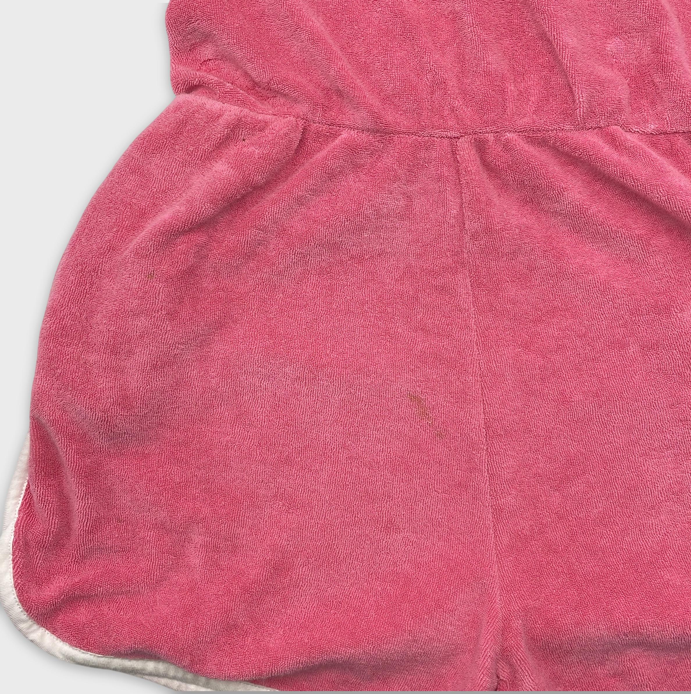 0-Inconnue - Short en tissu éponge - Rose