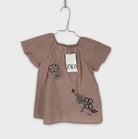 0-Zara - Top brodé - 1 1/2 ans