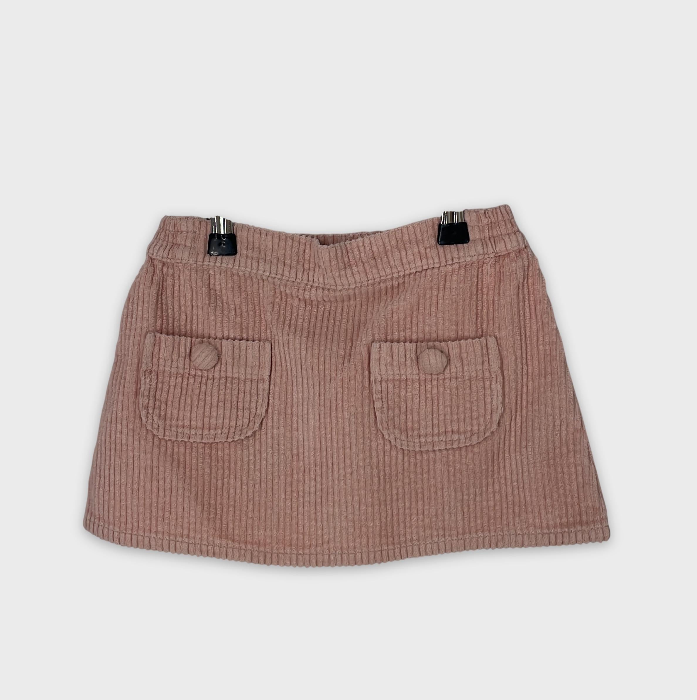 0-LOUIS LOUISE - Jupe en Coton Côtelé - Taille 4 ans