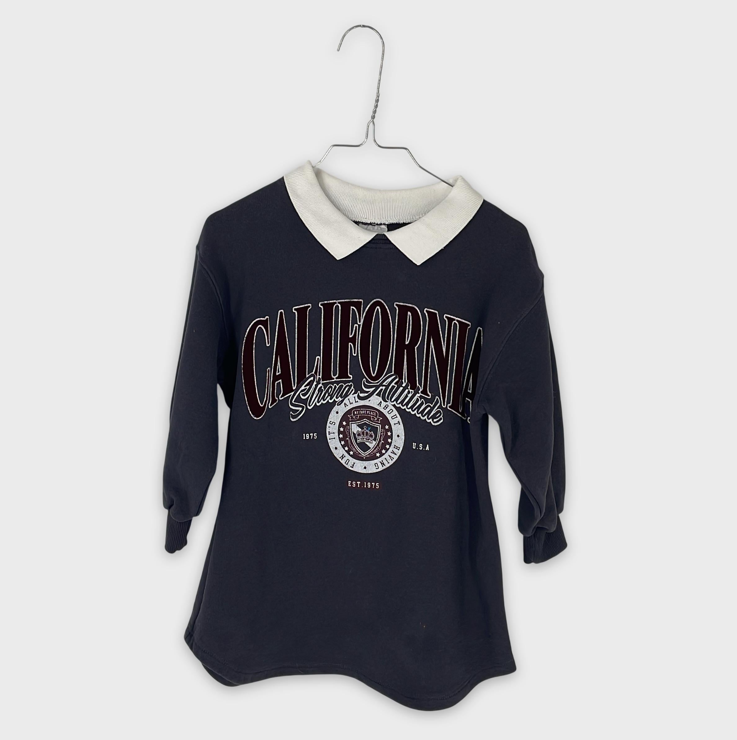 0-ZARA - Sweatshirt Col Polo - S