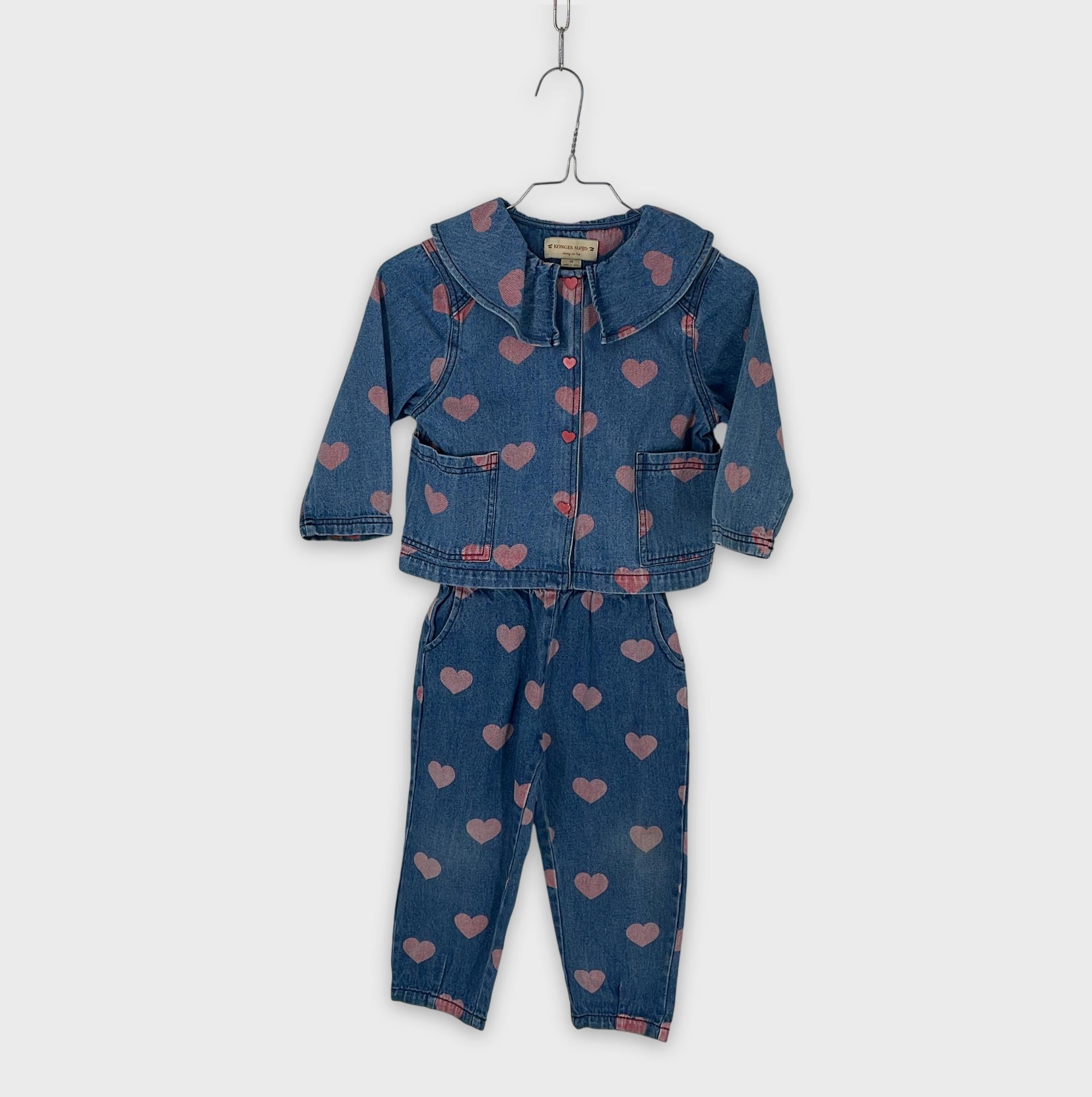 0-KONGES SLØJD - Ensemble Jean - 4 Ans