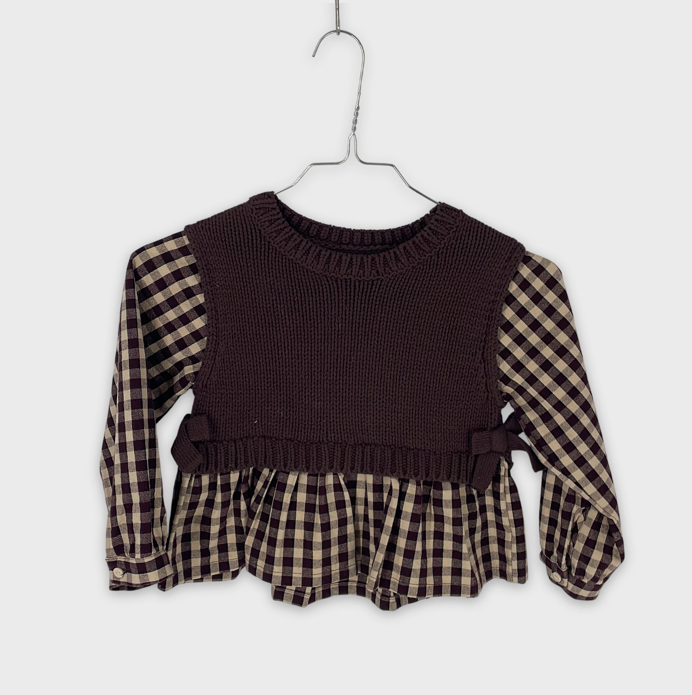0-ZARA - Ensemble gilet et chemise à carreaux - 4 ans