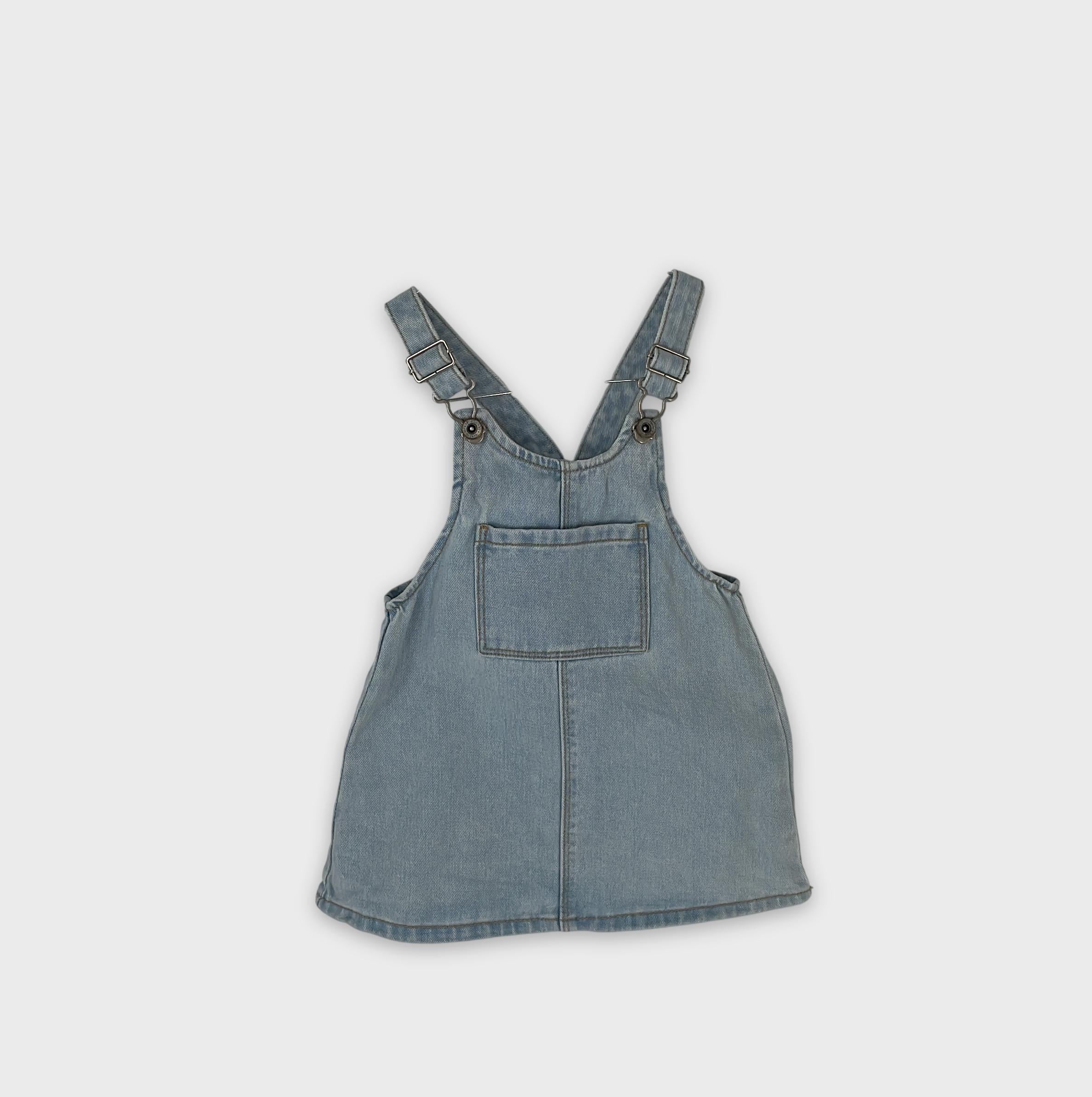 0-ZARA - Robe Salopette en Jean - 18-24 Mois