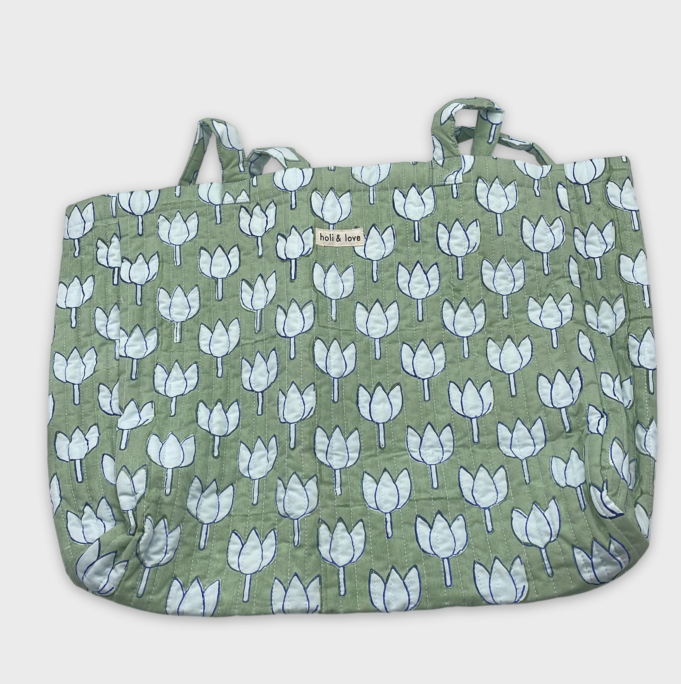 0-Holi & Love - Sac cabas matelassé - Taille Unique