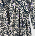 0-Inconnu - Haut de Pyjama Imprimé Léopard Violet - Taille Inconnue