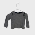 0-👕 Petit Bateau - T-shirt rayé à manches longues - 4 ans