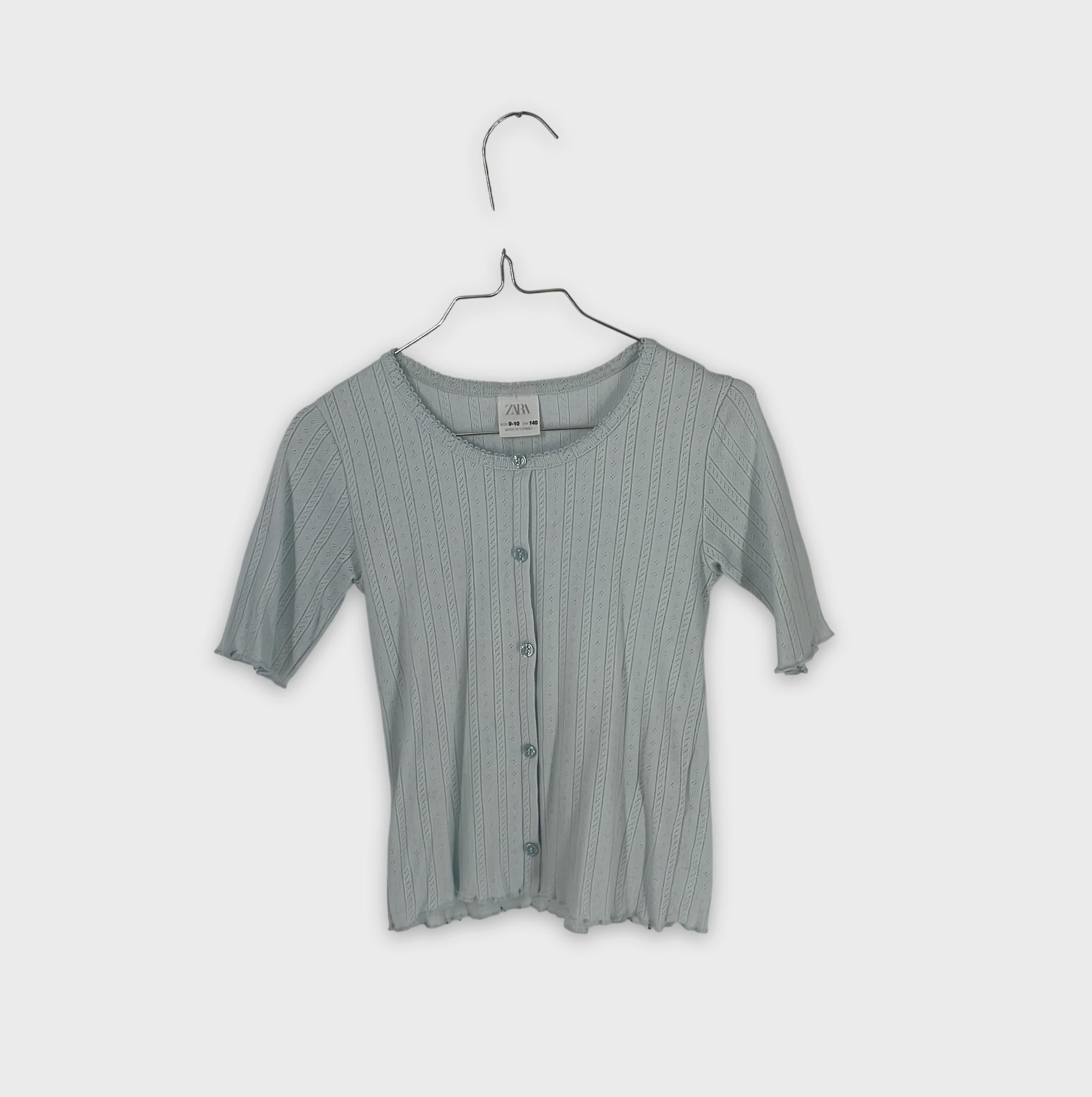 0-ZARA - Cardigan court pointelle - 9-10 ans (140 cm)