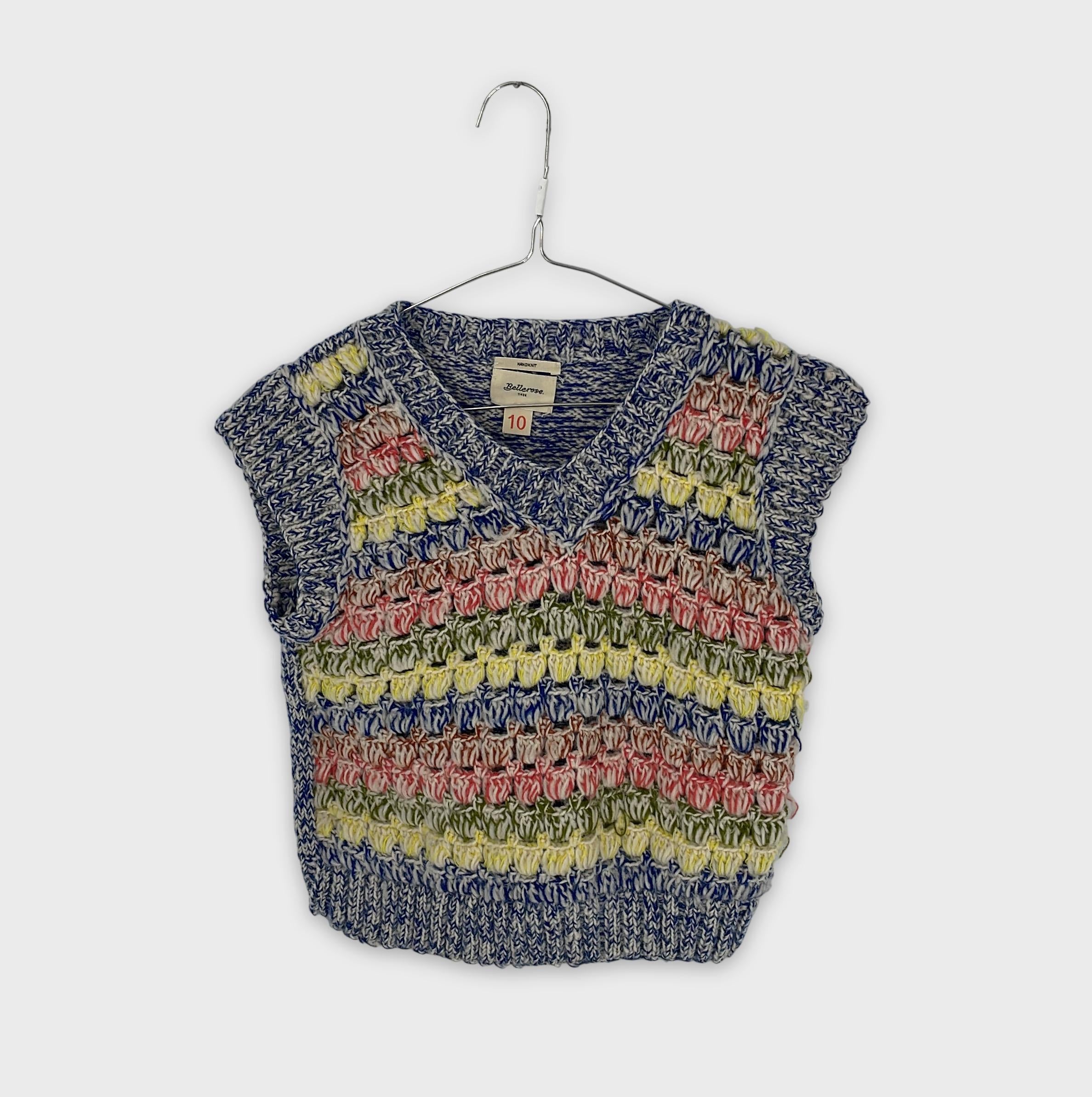 0-Bellerose - Gilet en maille sans manches - Taille 10