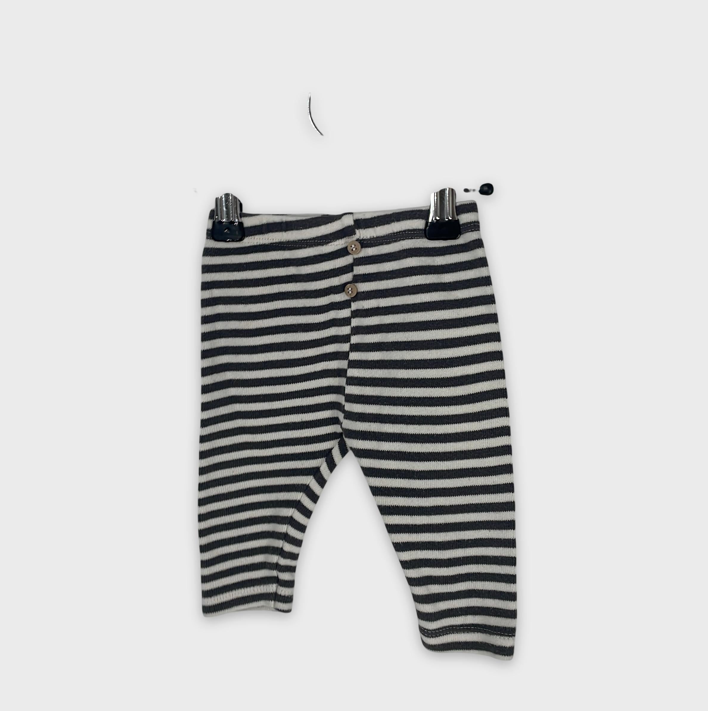 0-Unknown - Legging Bébé Rayé - 1-2 mois
