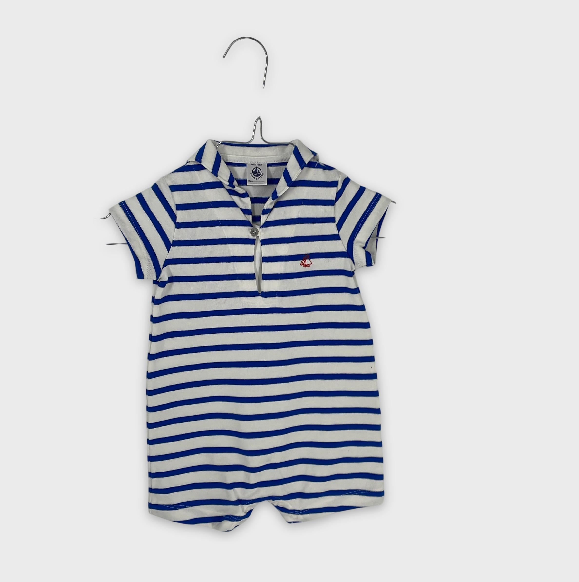 0-Petit Bateau - Polo bébé - 12M