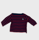 0-Petit Bateau - T-shirt Marinière - 6m/67cm