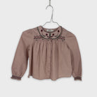 0-Cyrillus - Blouse en velours côtelé brodée - 6 ans