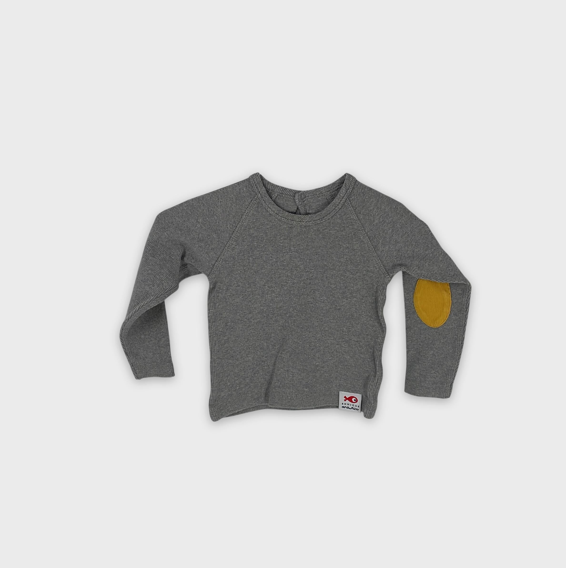 0-Bonjour Maurice - T-shirt manches longues - 12-18M