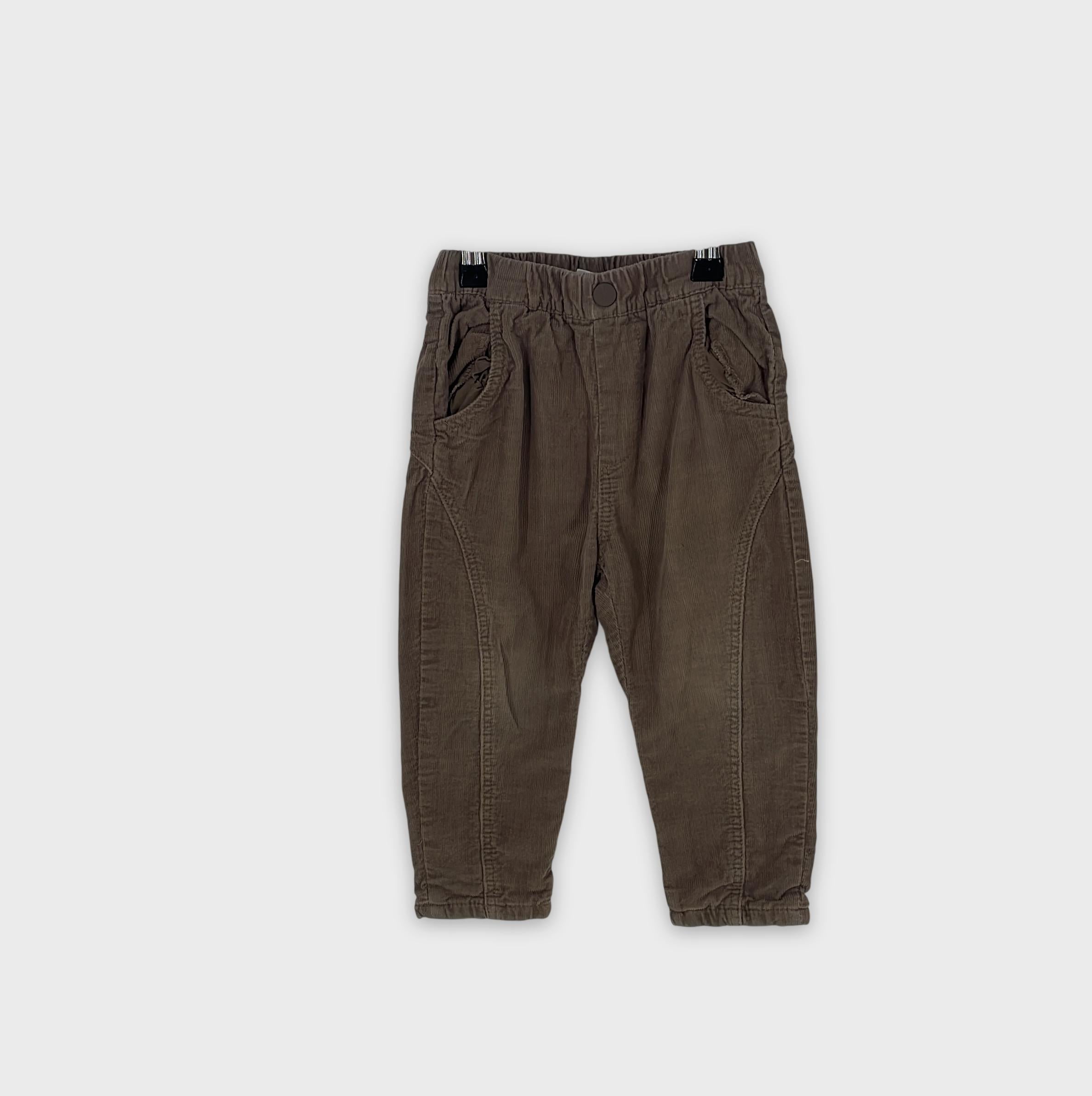 0-ZARA - Pantalon en velours côtelé - 18-24 mois