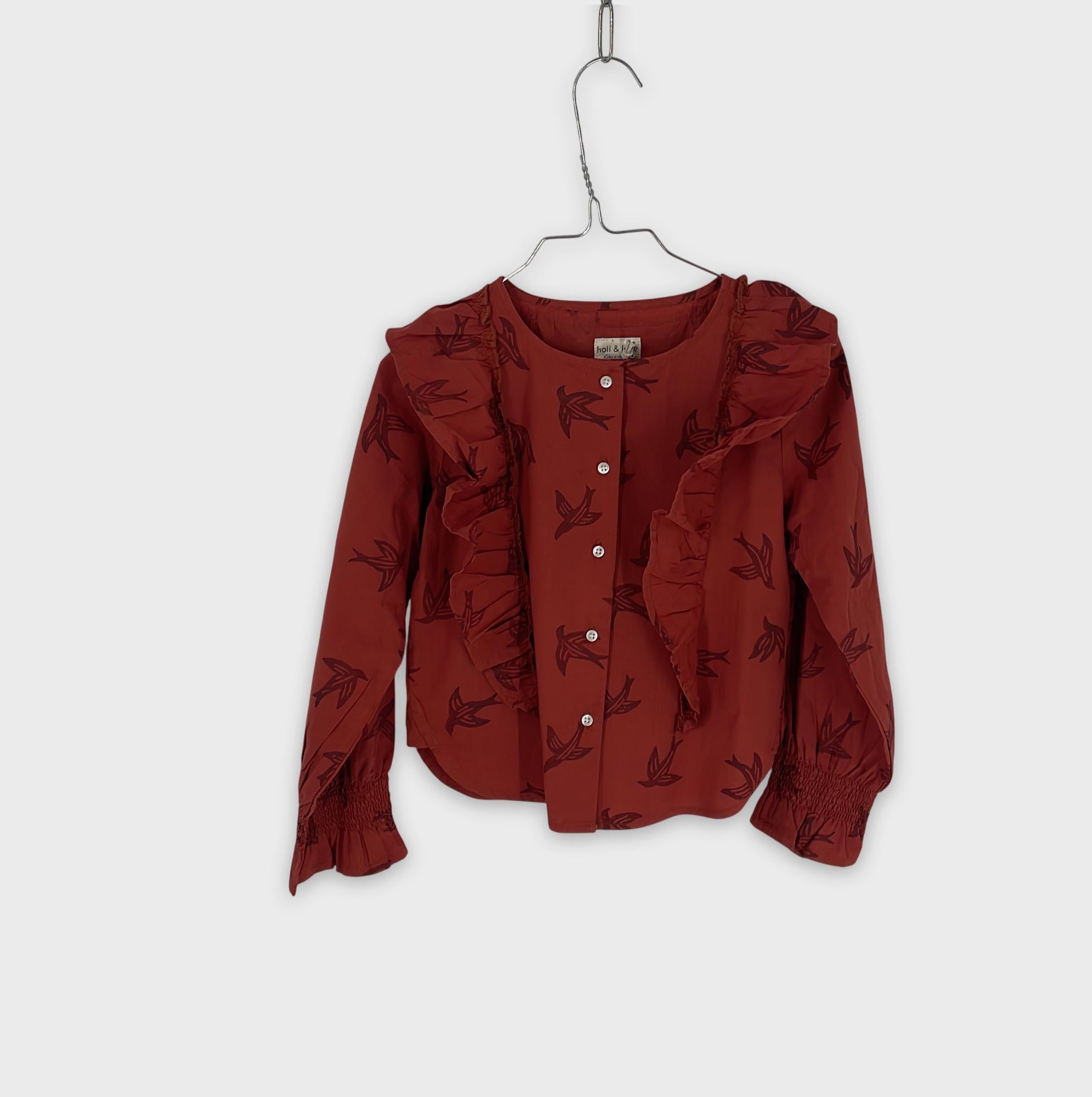 0-Holi & Love - Blouse à volants - 6/7 ans