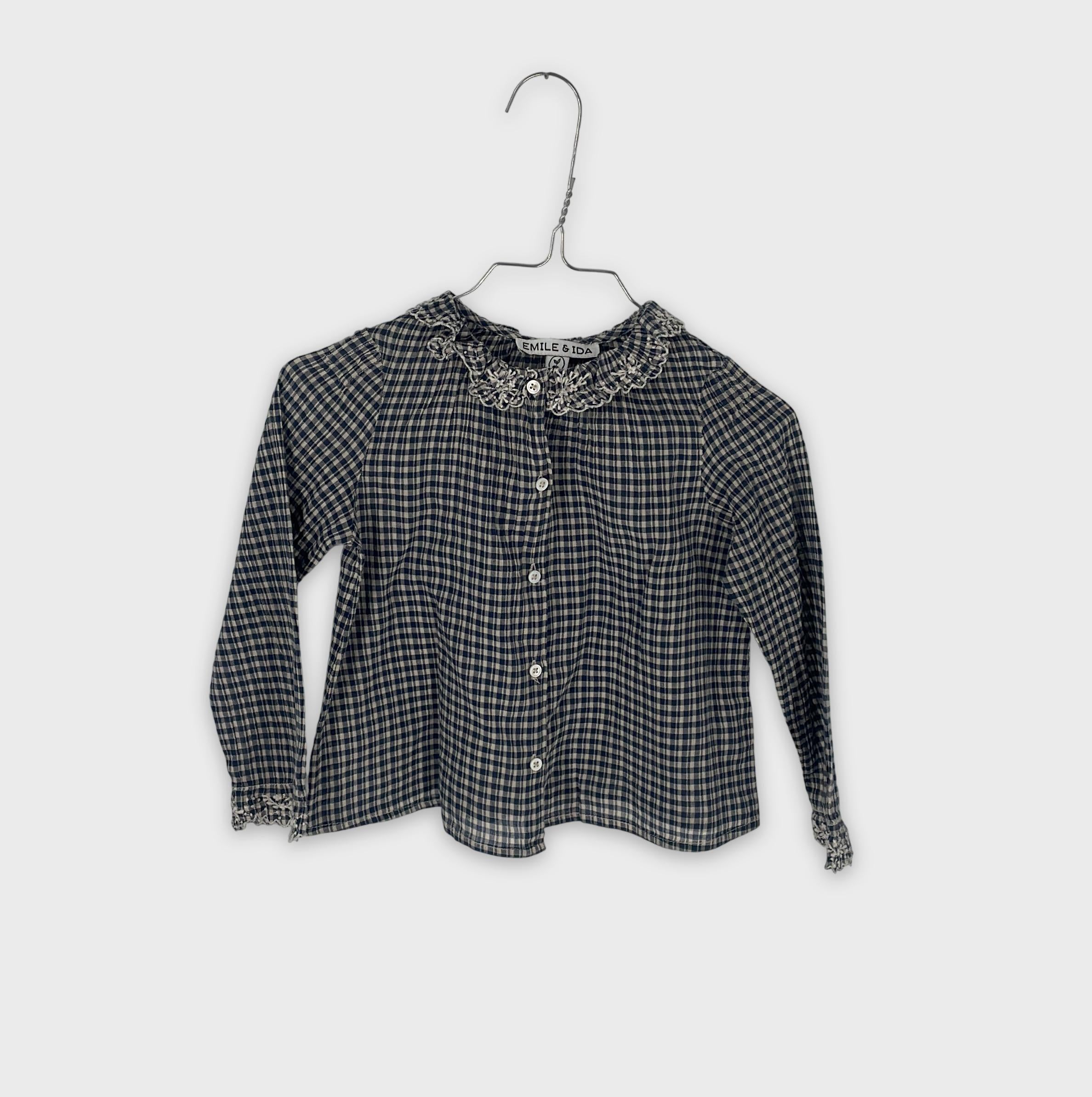 0-Emile & Ida - Blouse Carreaux - 3 ans