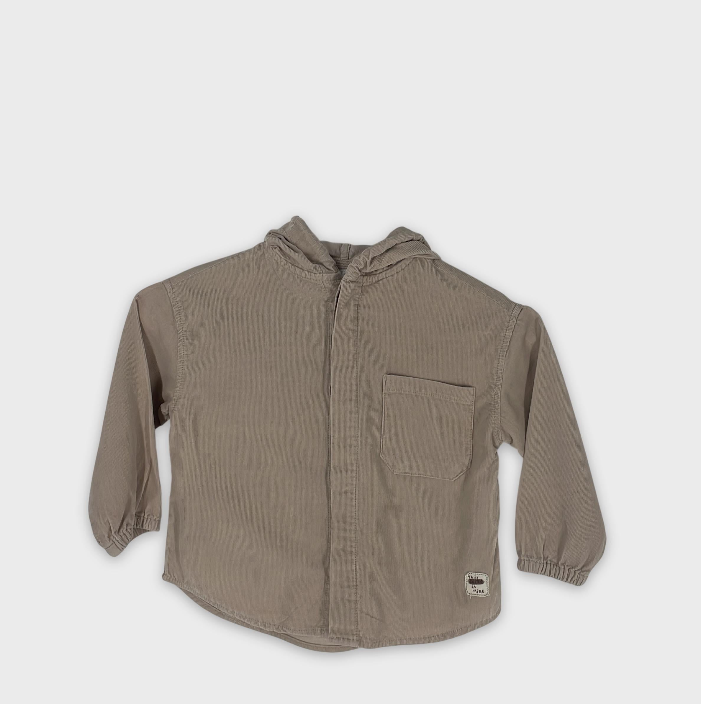 0-ZARA - Chemise en Velours Côtelé - 18-24 MOIS