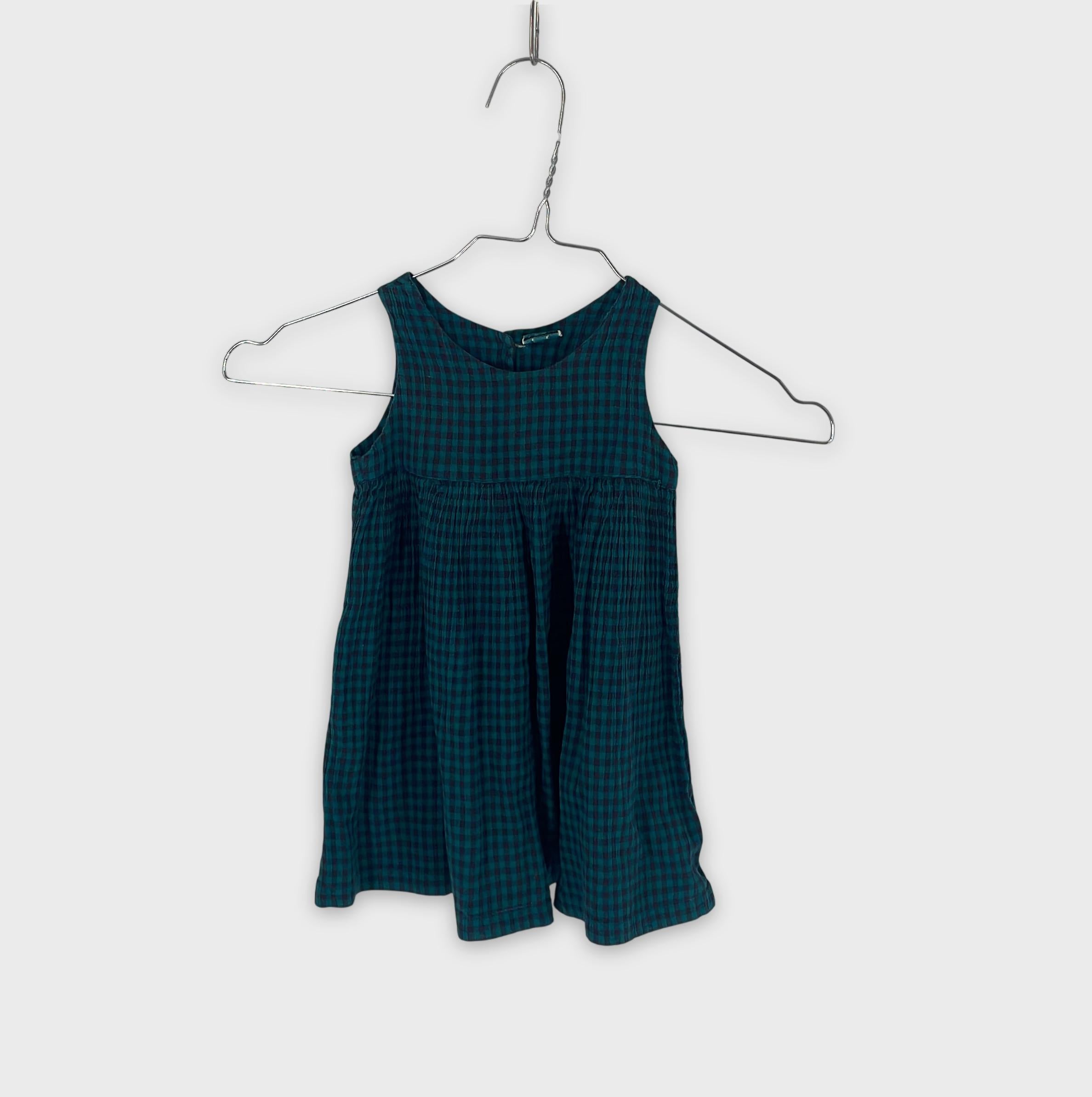 0-BON TON - Robe à carreaux - 18 mois