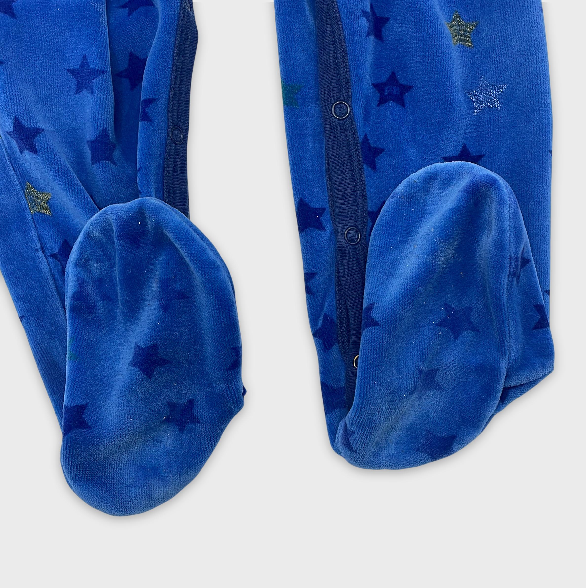 0-Pyjama Bébé - Velours Étoiles