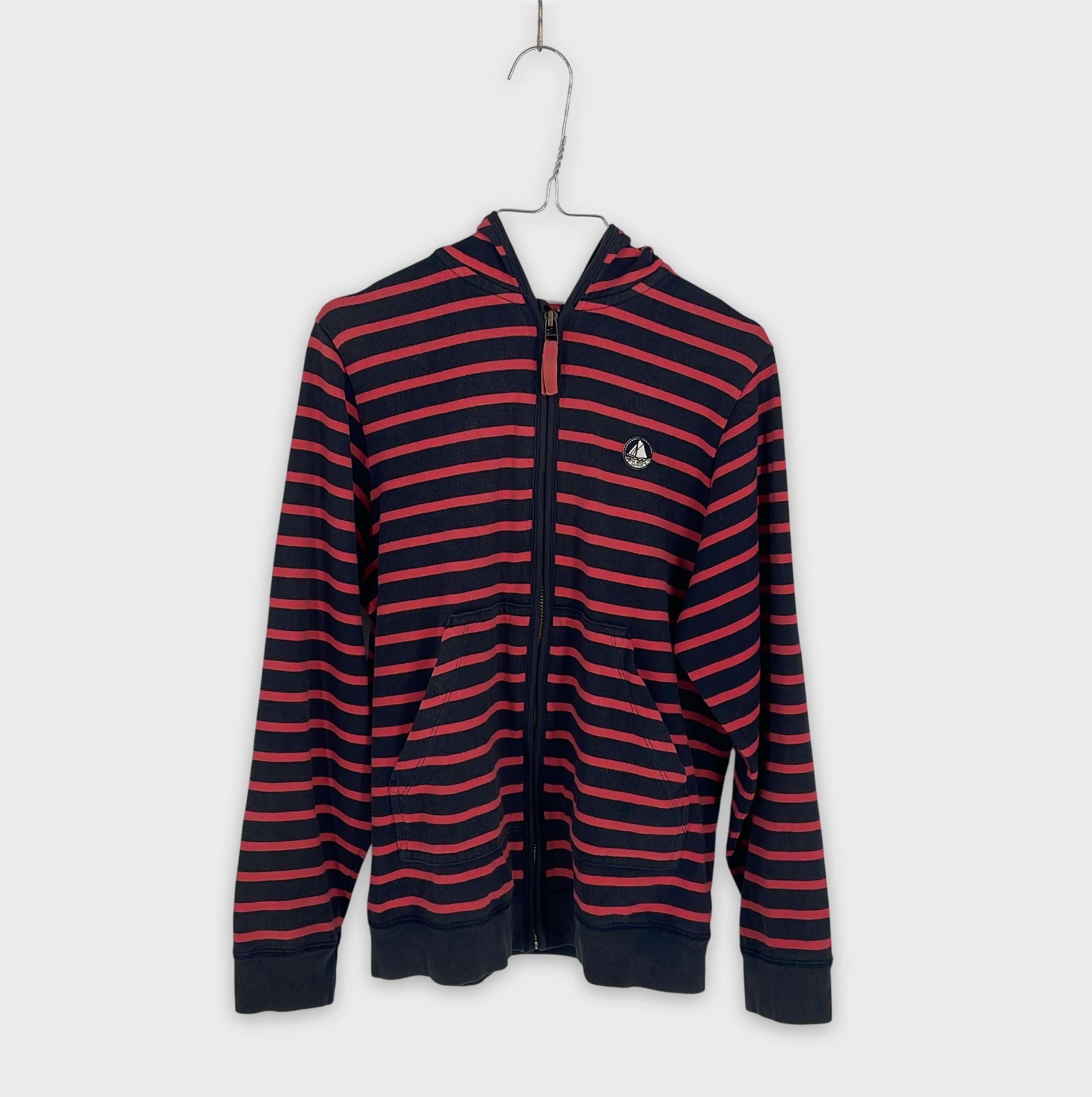 0-Petit Bateau - Gilet Zippé Rayé - 12 ans