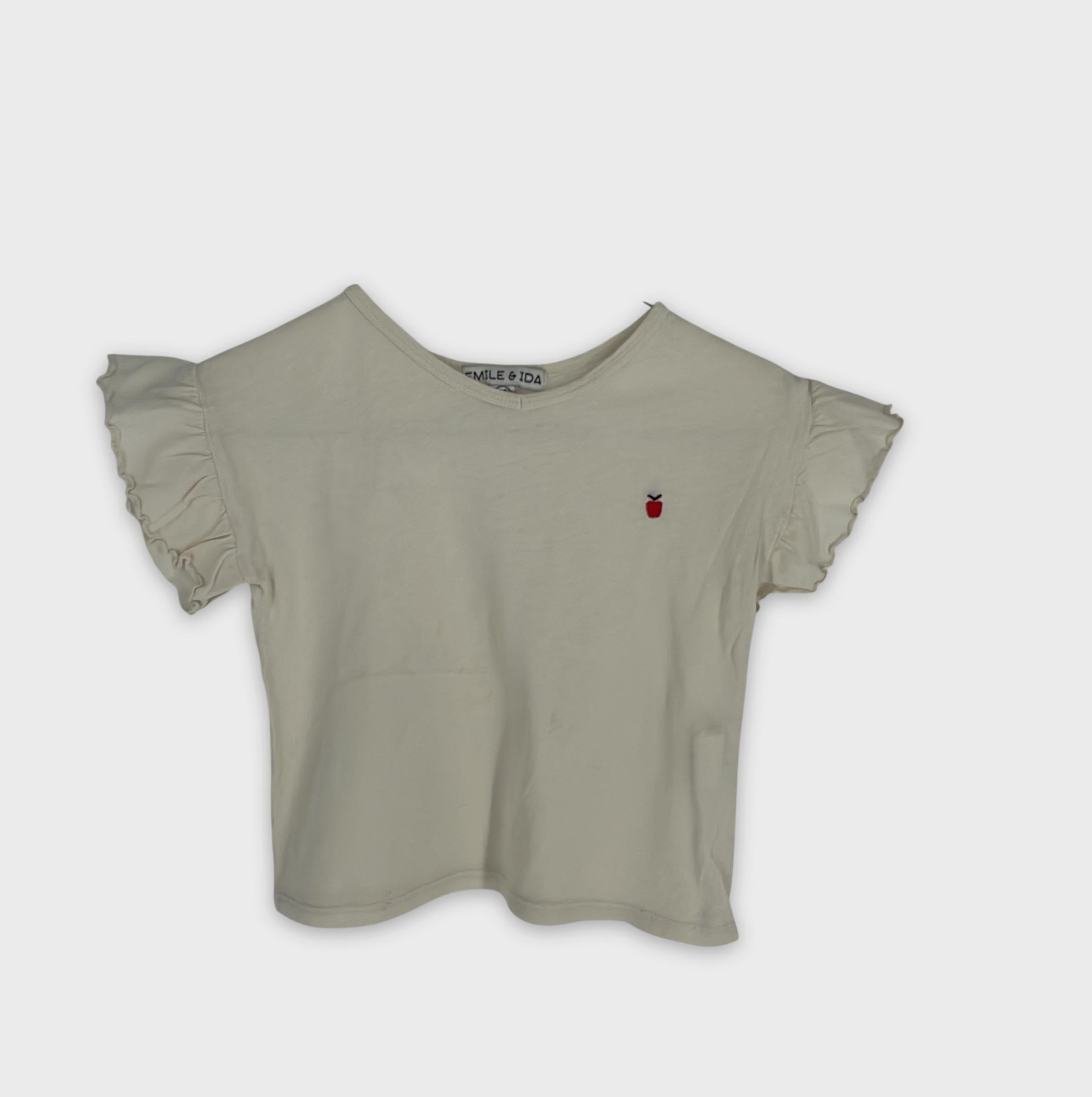 0-EMILE & IDA - T-shirt crop top à volants - 3 ans