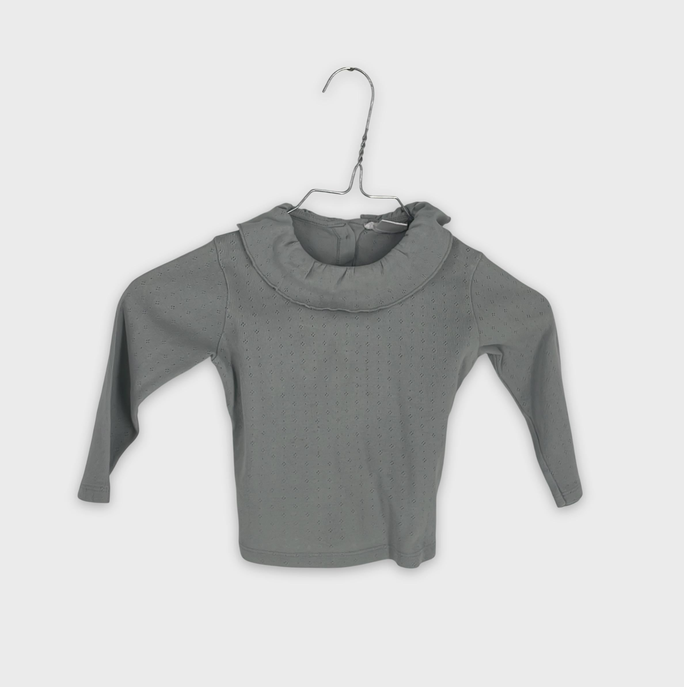 0-ZARA HOME KIDS - Haut manches longues col volanté - 1-2 ans