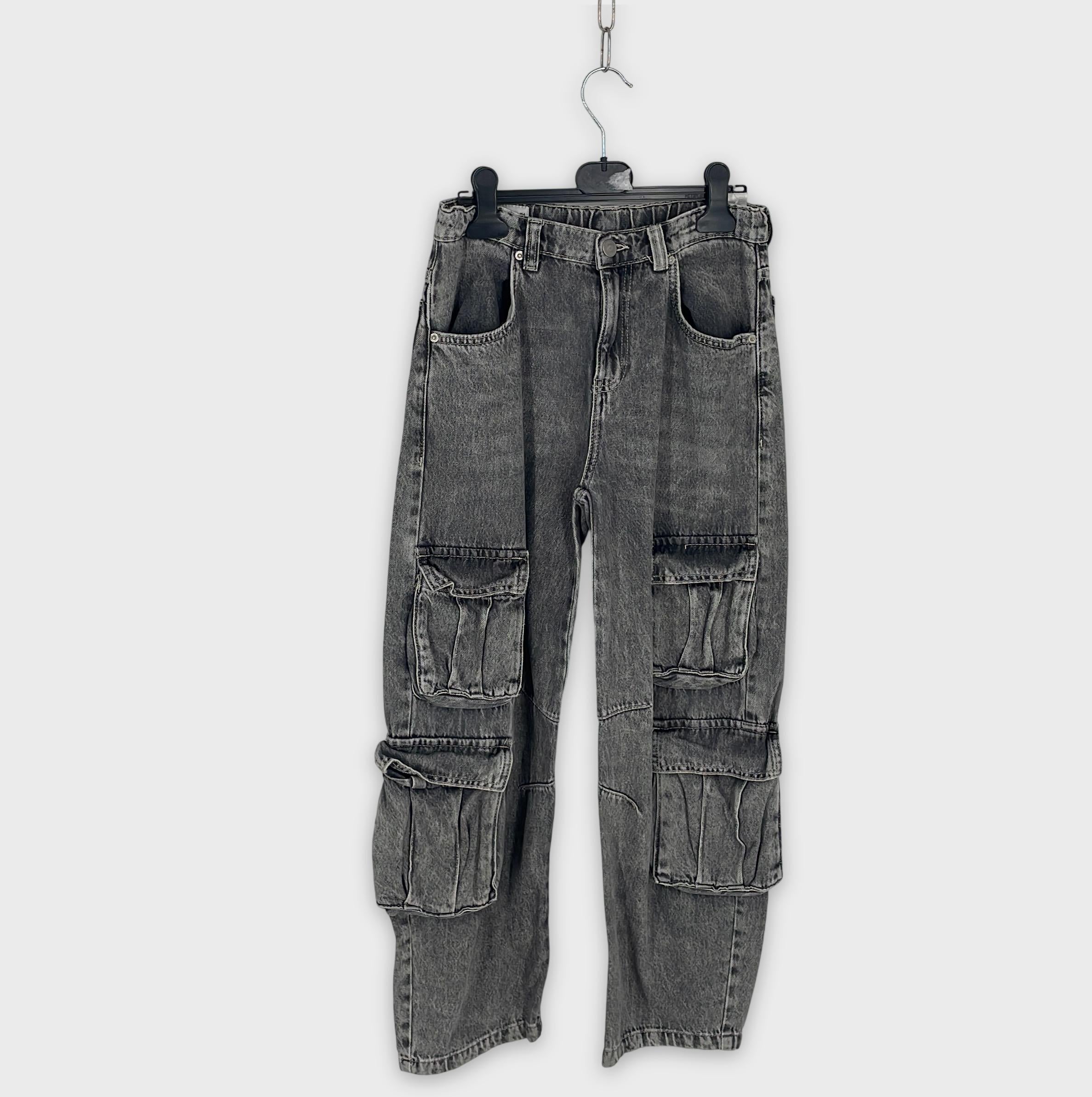 0-Zara - Jean Cargo - 13-14 ans (164 cm)