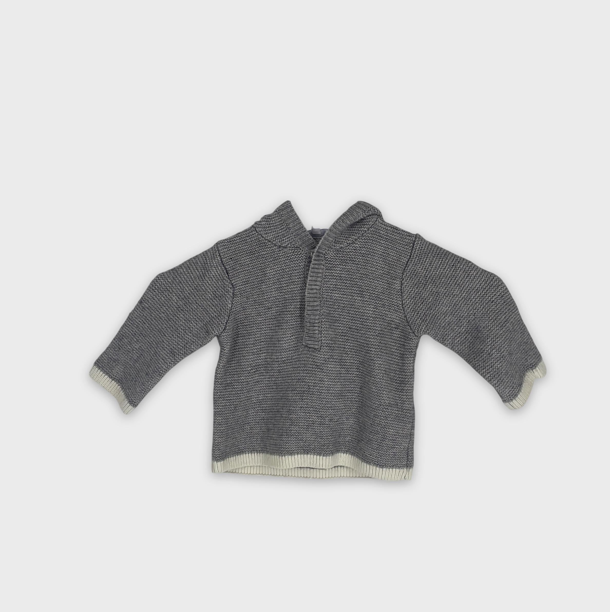 0-Jacadi - Gilet en maille - 6M