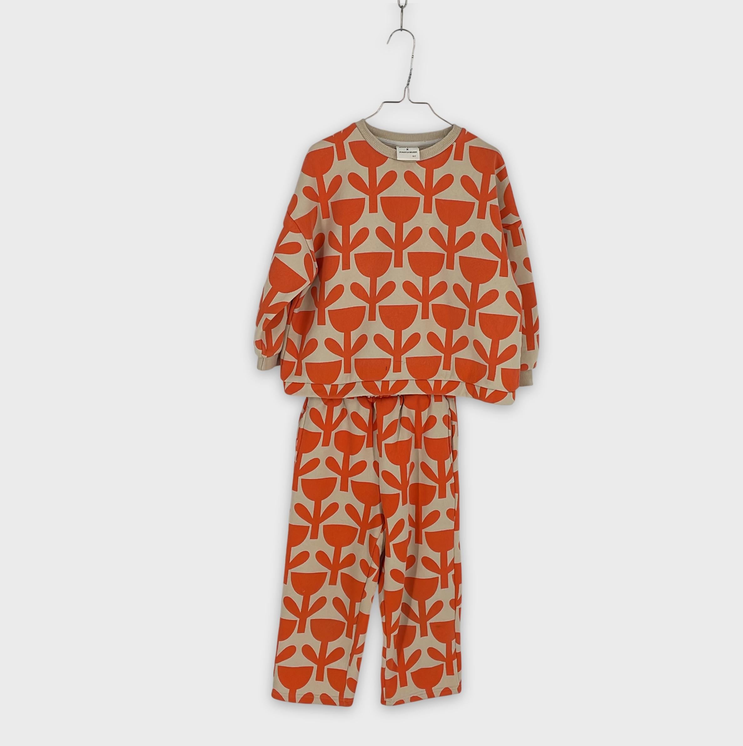 0-gamin gamine. x JENNIFER BOURON - Ensemble pantalon et sweat - 6/7 ans