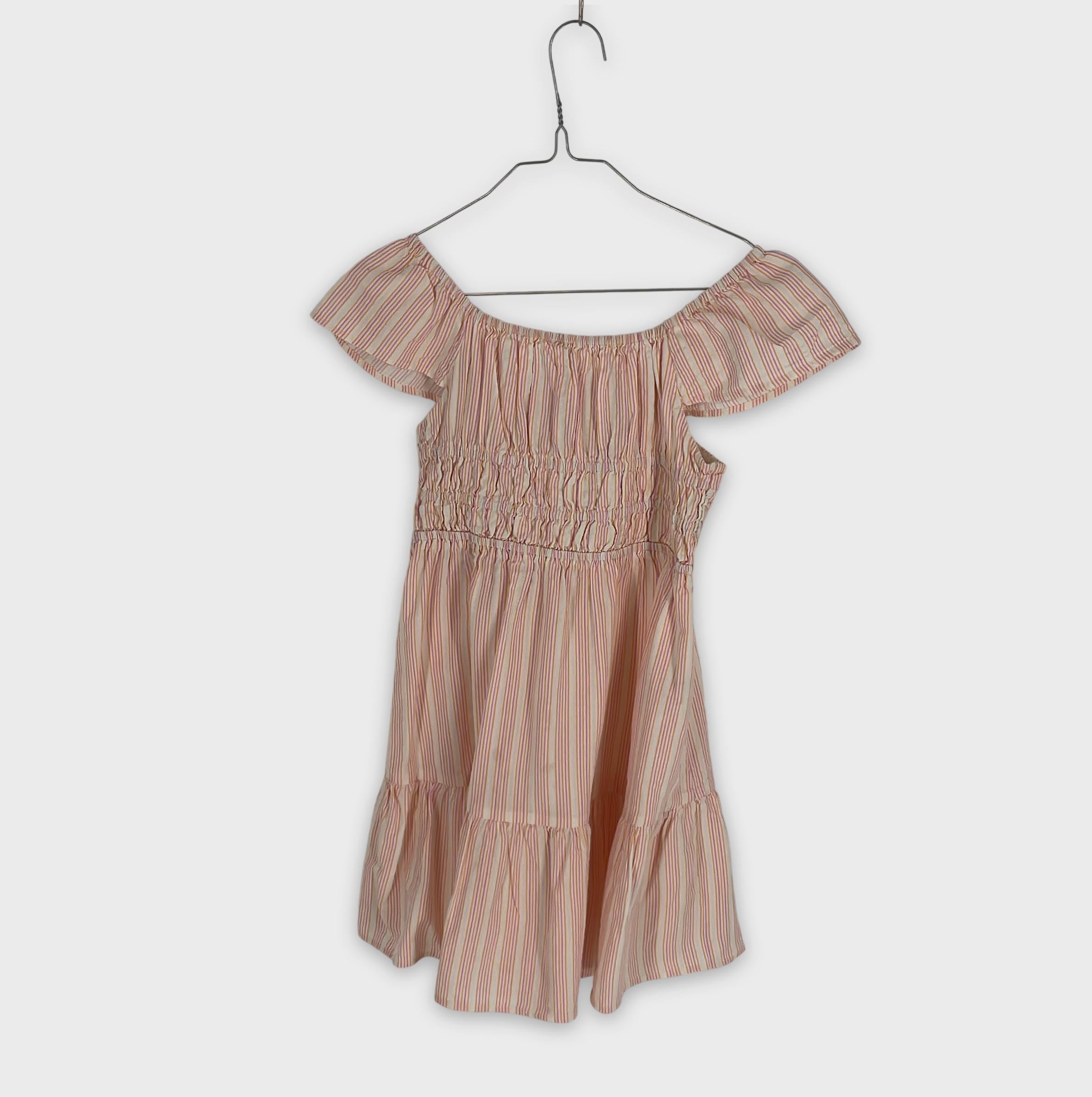 0-ZARA - Robe Courte à Smocks - 9-10 ans
