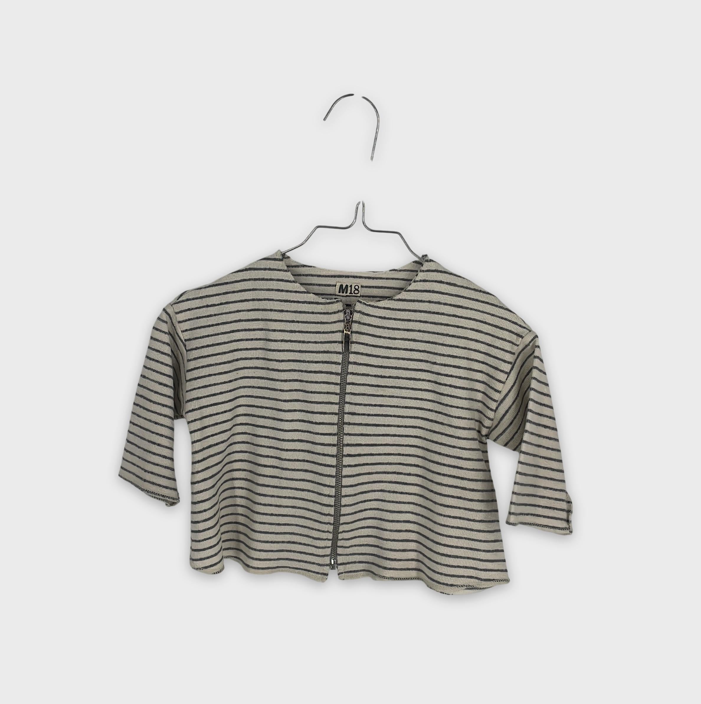 0-M18 - Sweat-shirt rayé - Taille S