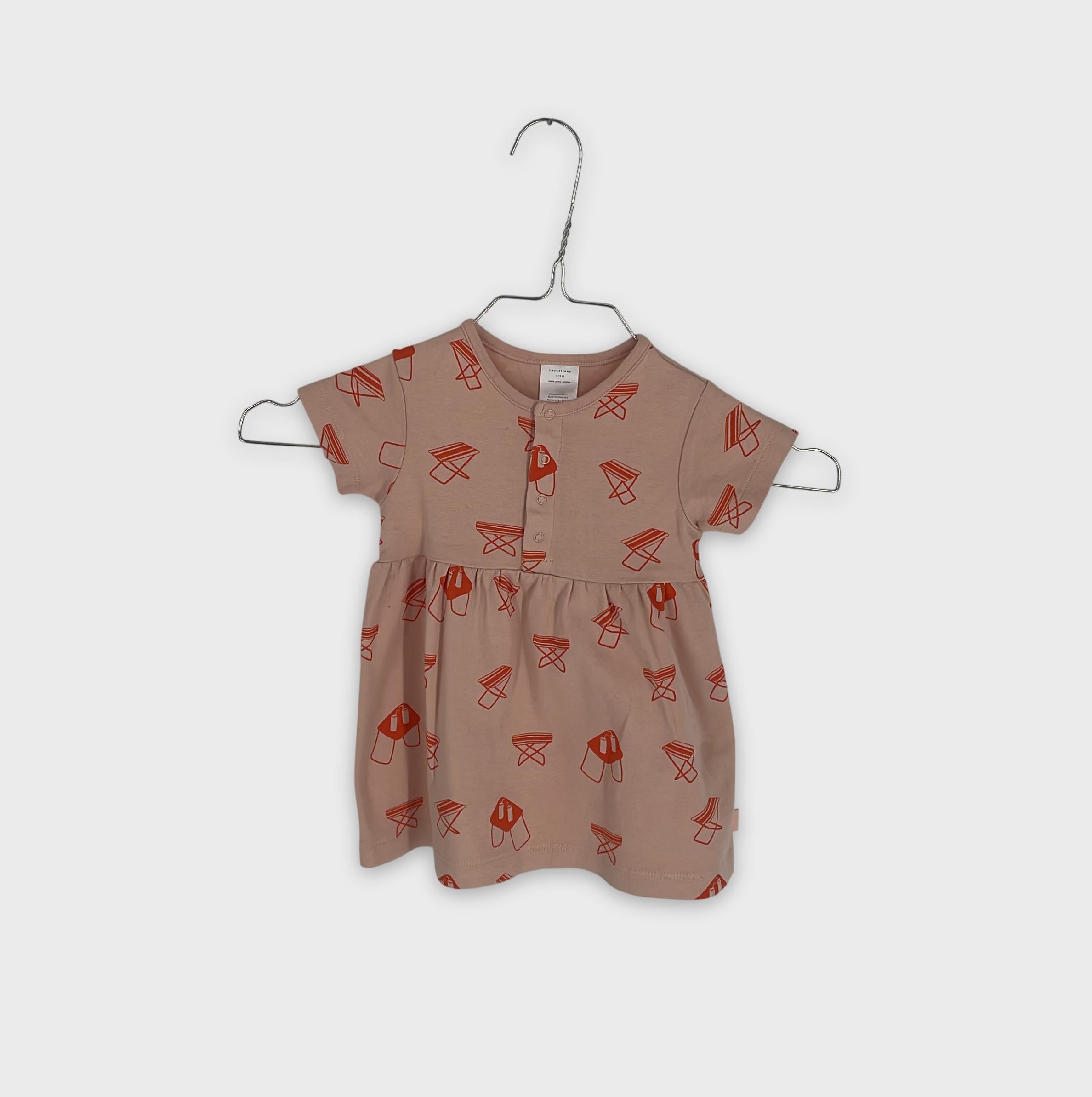 0-Tinycottons - Robe bébé - 3/6 m