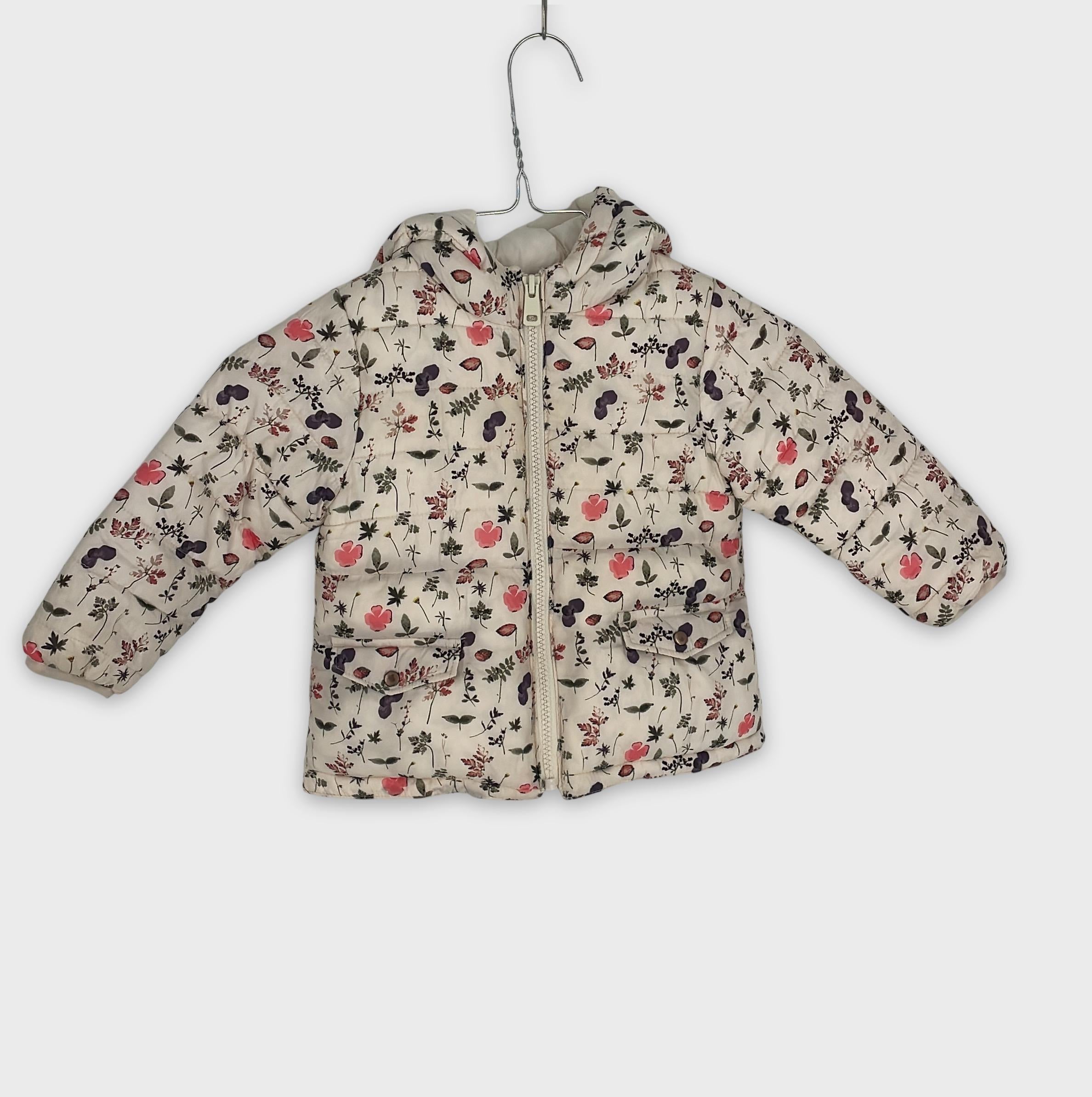 0-ZARA BABY GIRL - Doudoune Fleurie - Taille Inconnue