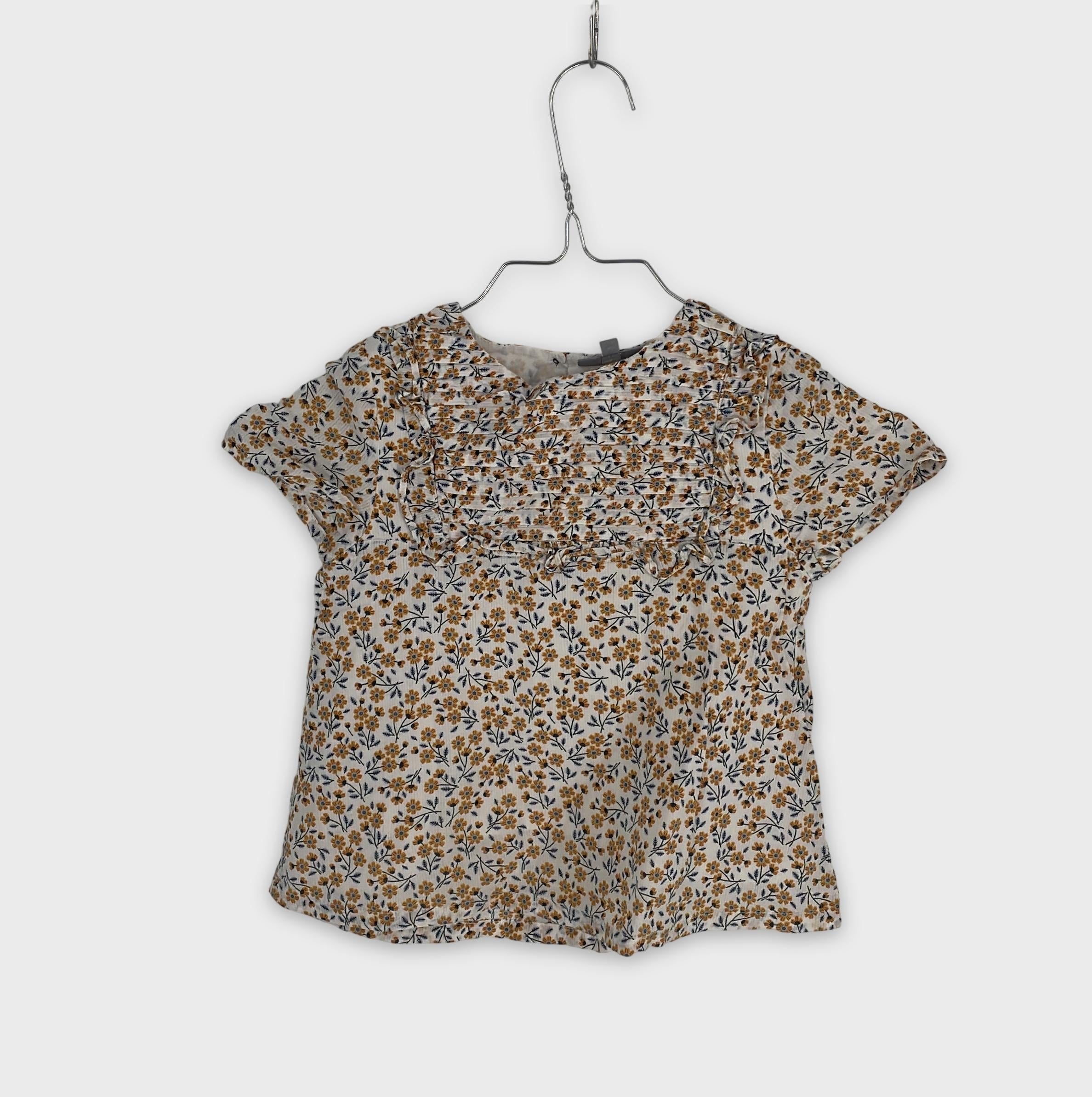 0-JBC - Top fleuri enfant - Taille 110