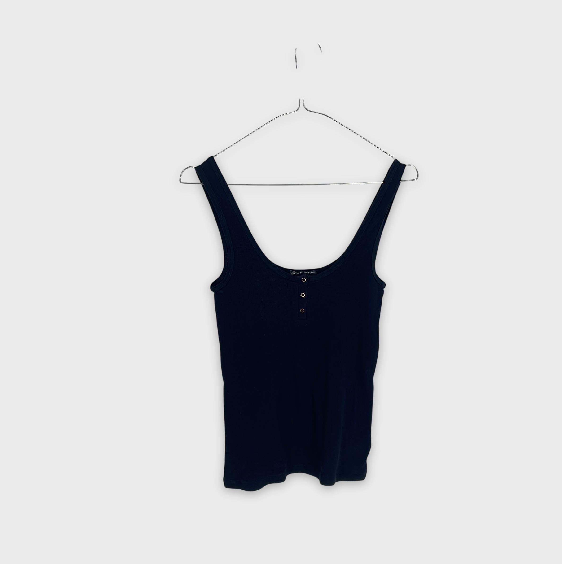 0-Petit Bateau - Débardeur Côtelé - 14 ans